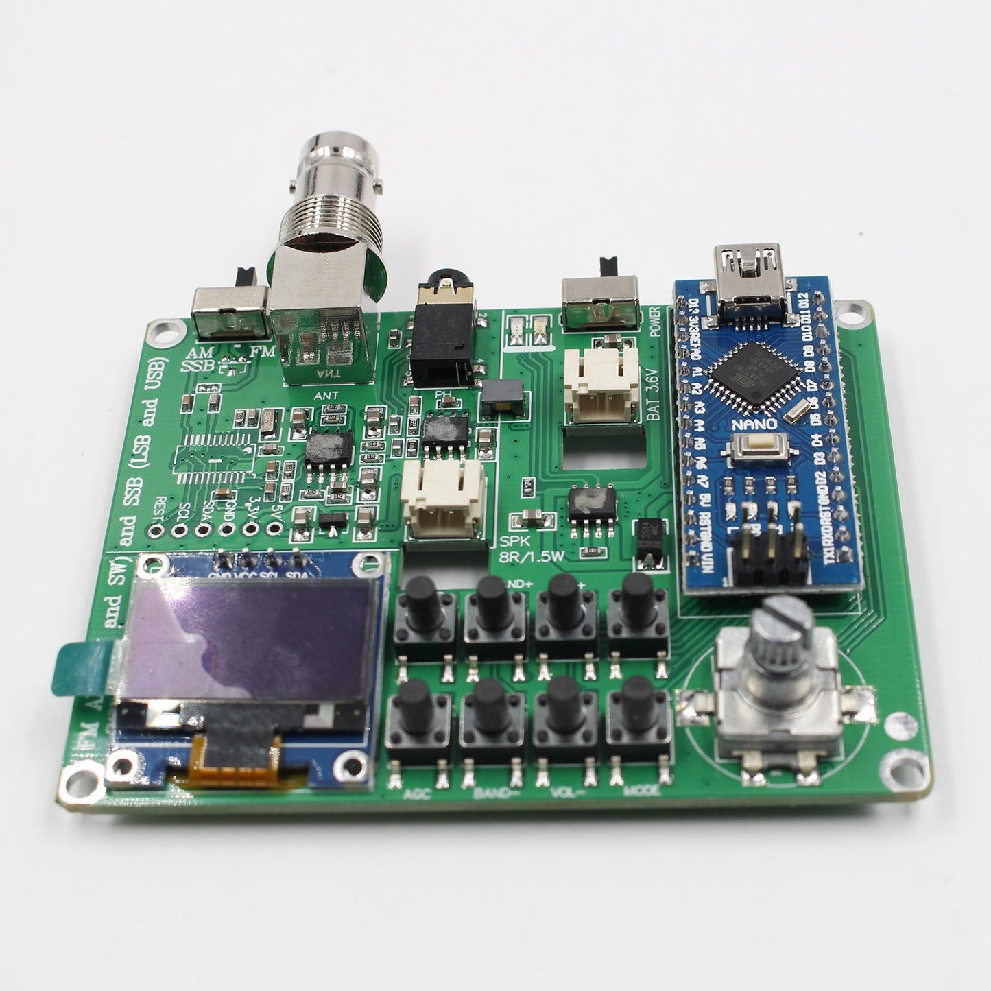 SI4732 All Band Radio Receiver FM AM SSB LSB & USB Finished