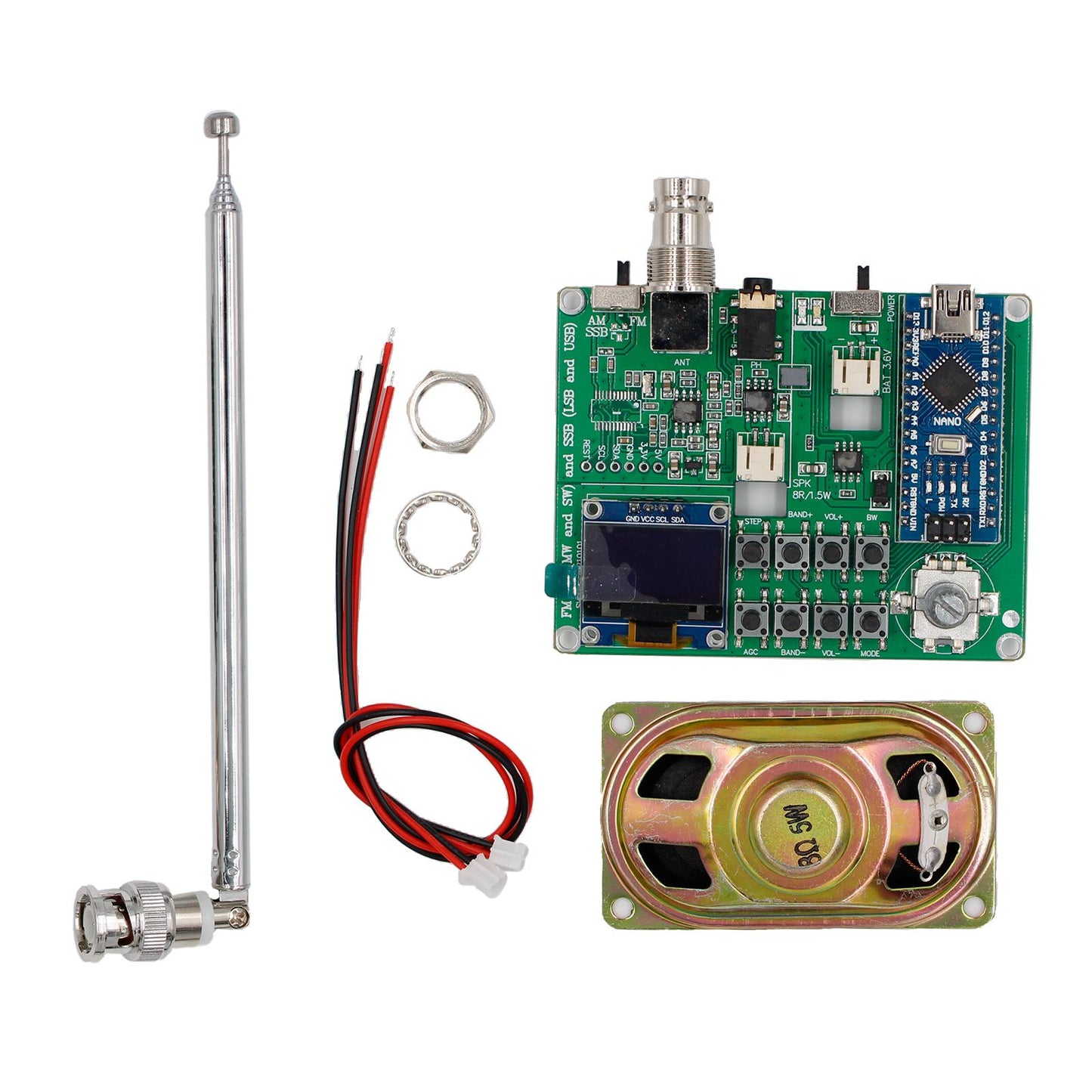 SI4732 All Band Radio Receiver FM AM SSB LSB & USB Complete Finished