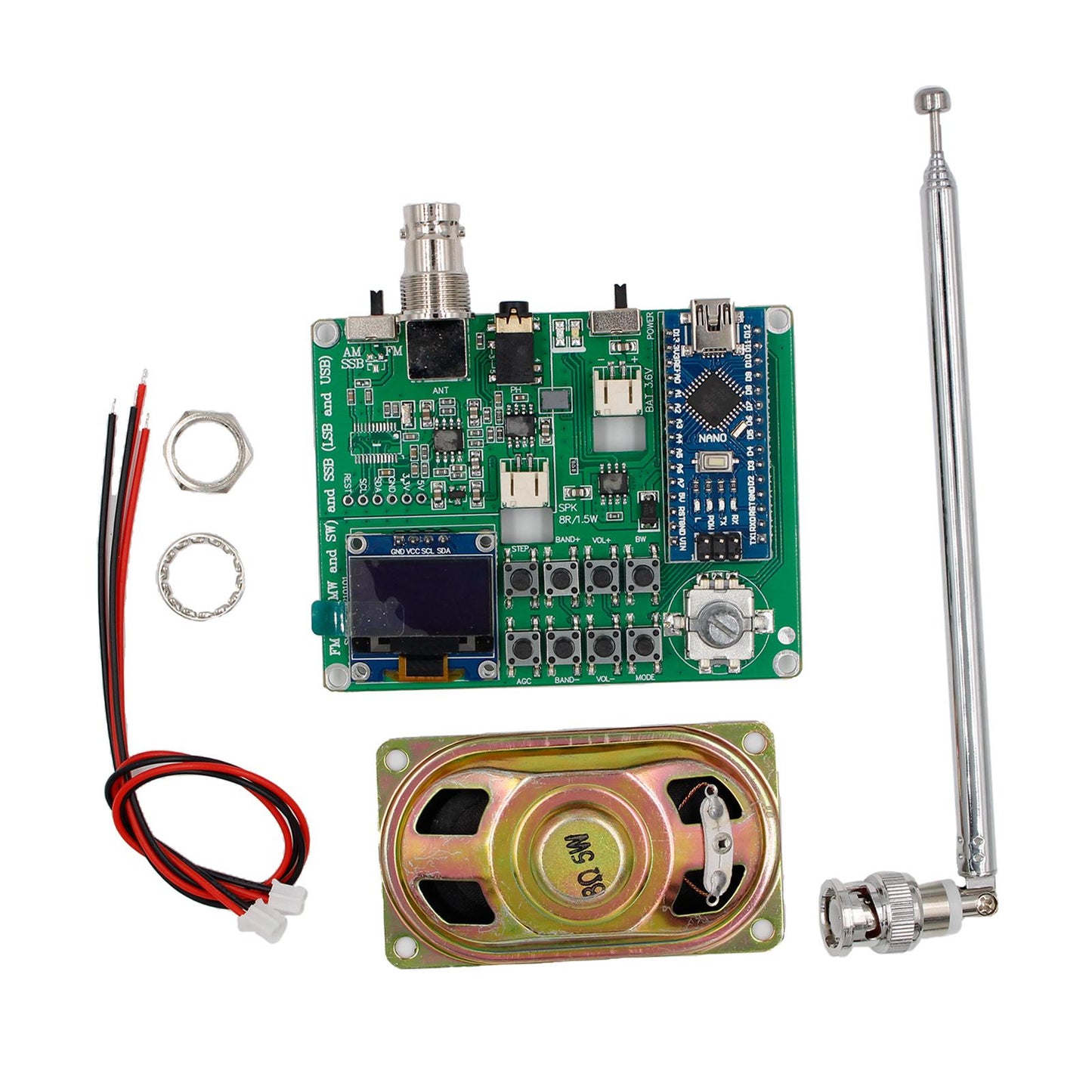 SI4732 All Band Radio Receiver FM AM SSB LSB & USB Complete Finished