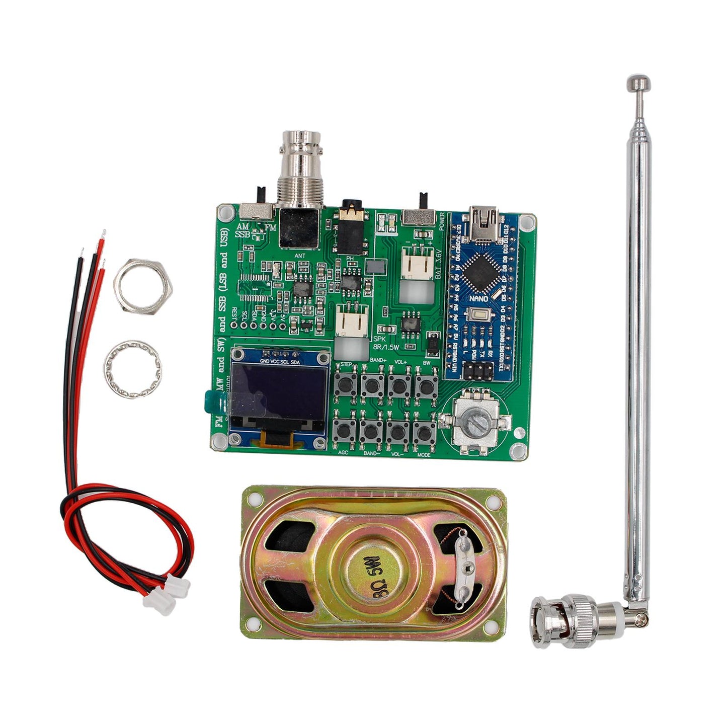 SI4732 All Band Radio Receiver FM AM SSB LSB & USB Complete Finished