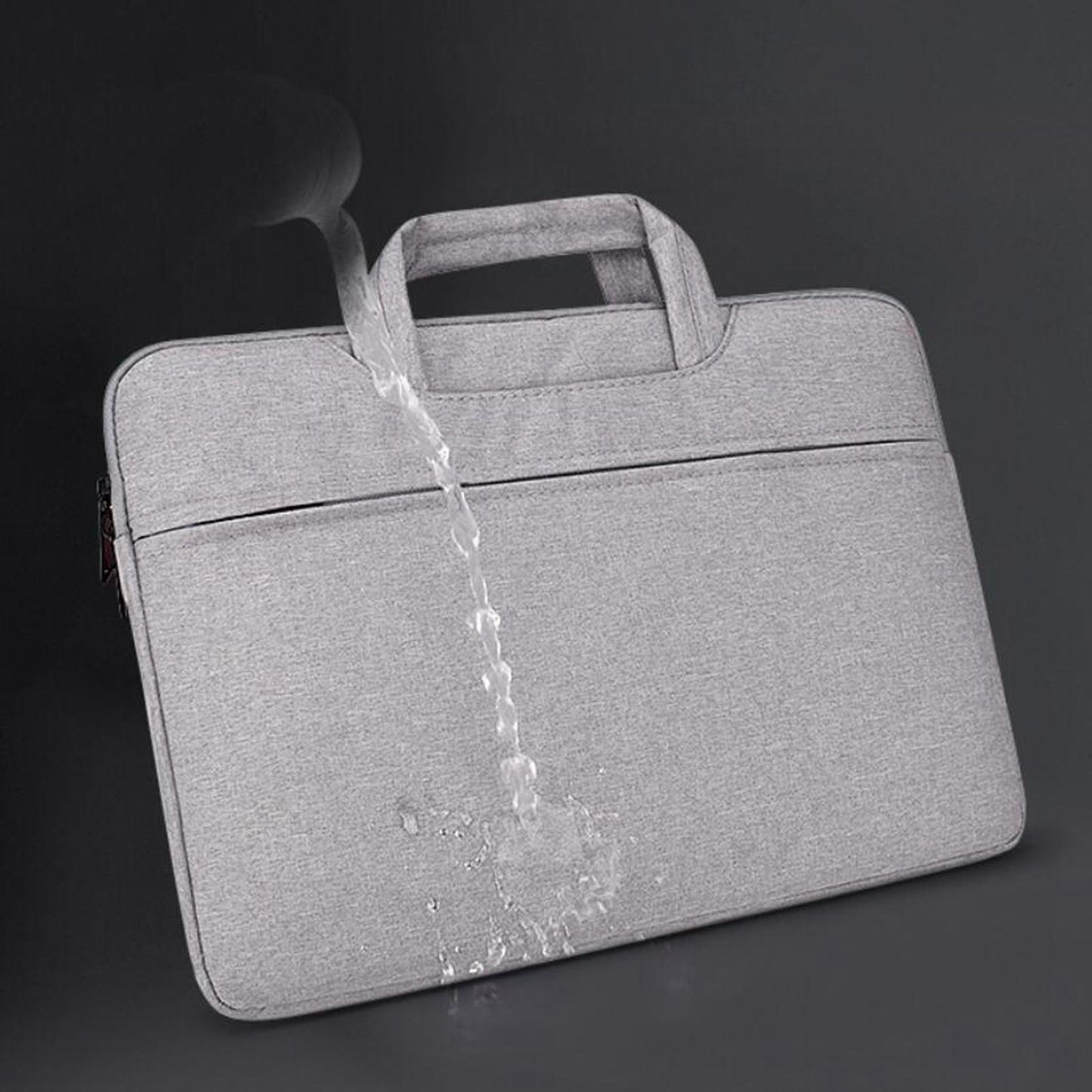 Laptop and Tablet Case Sleeve Waterproof Organizer Pocket for Men Women Grey14.1-15.4 inch