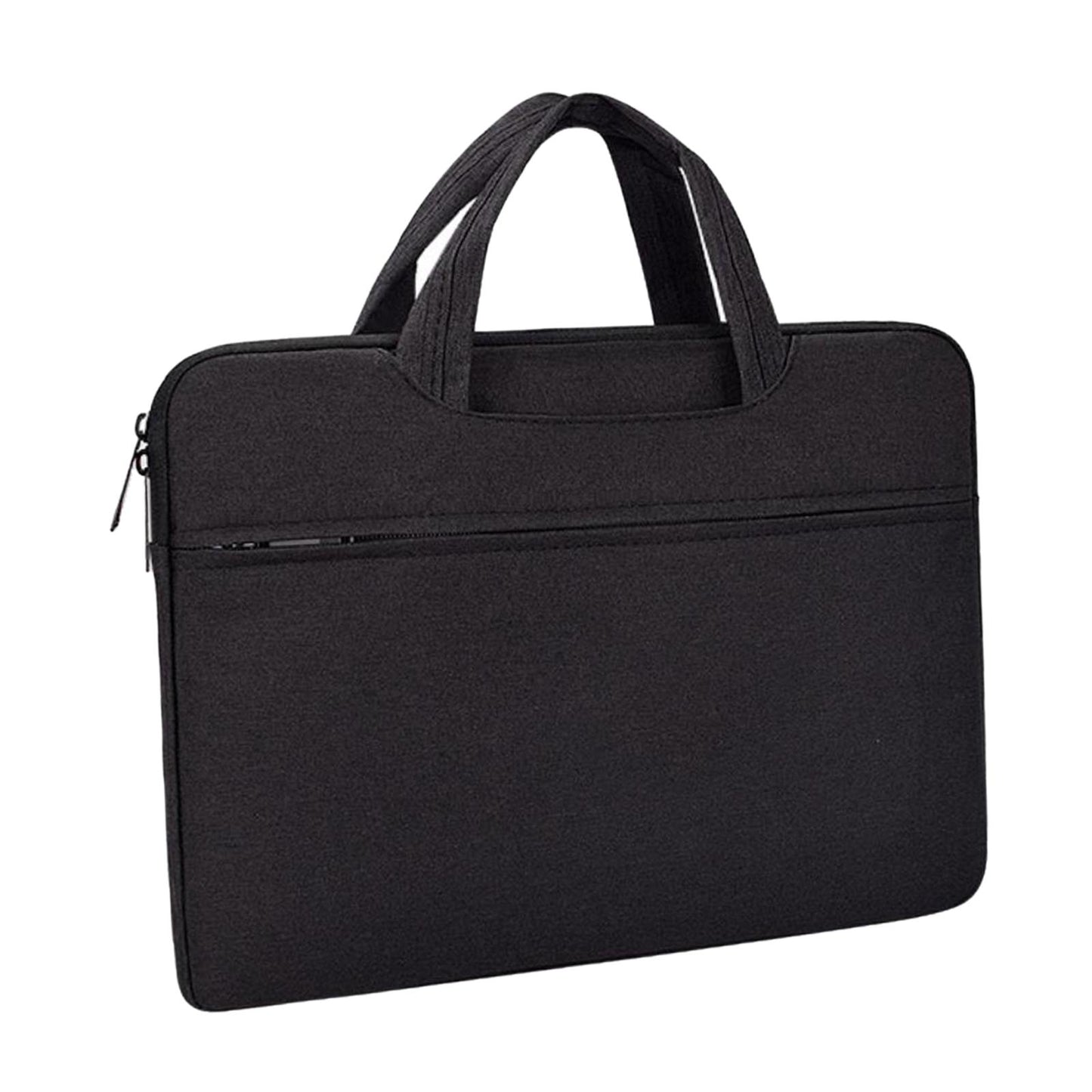 Laptop and Tablet Case Sleeve Waterproof Organizer Pocket for Men Women Black 15.6inch