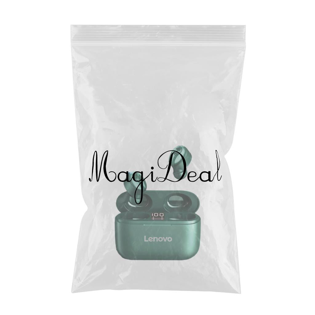 HT18 Bluetooth 5.0 Earphones LED Display Earbuds Headset HIFI Stereo Green