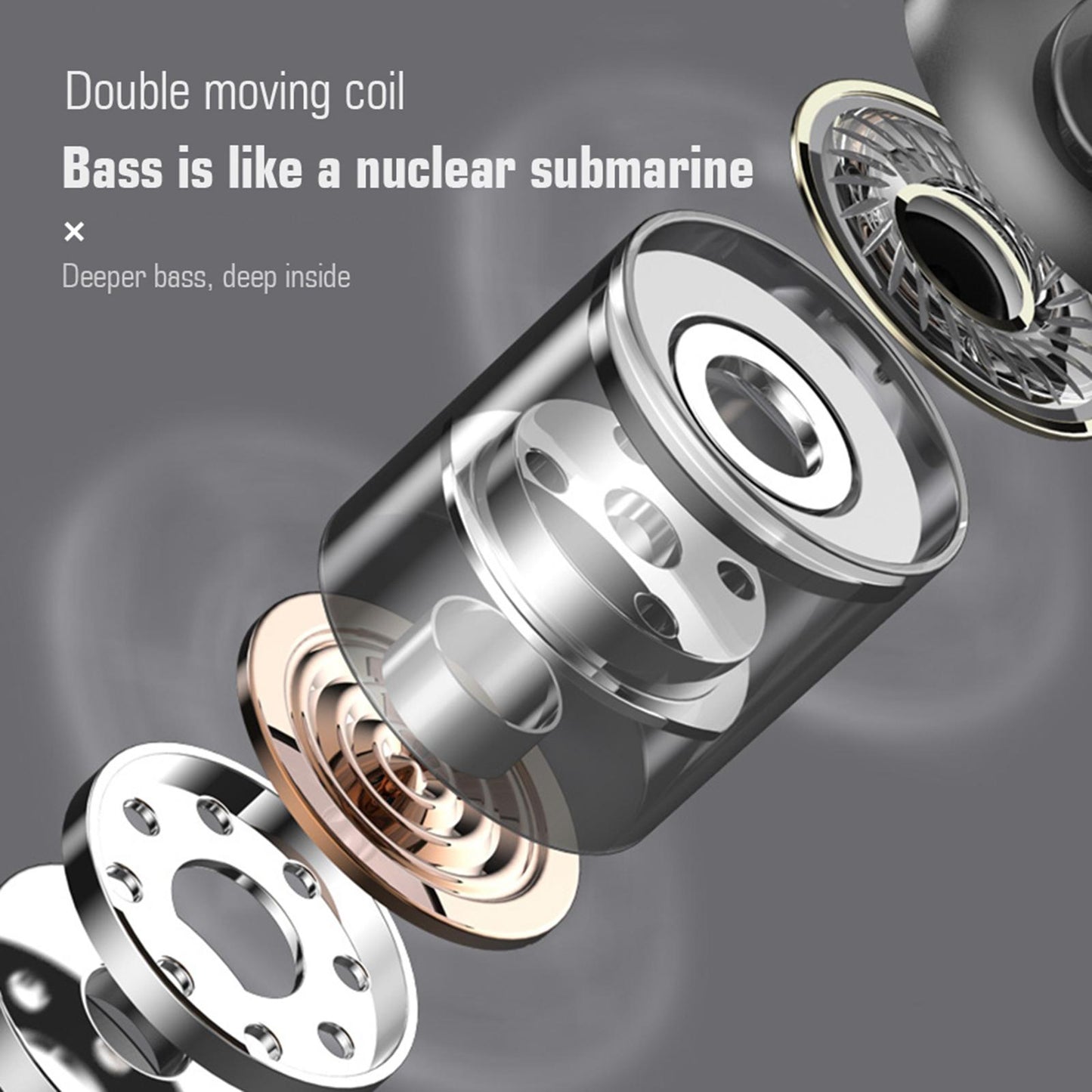 Earphones Headphones with Microphone Tangle Free 3.5mm for Smartphones white