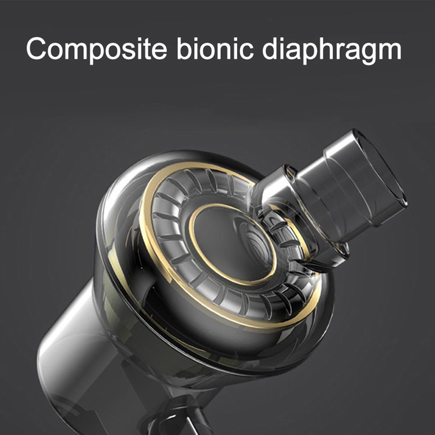 Earphones Headphones with Microphone Tangle Free 3.5mm for Smartphones black