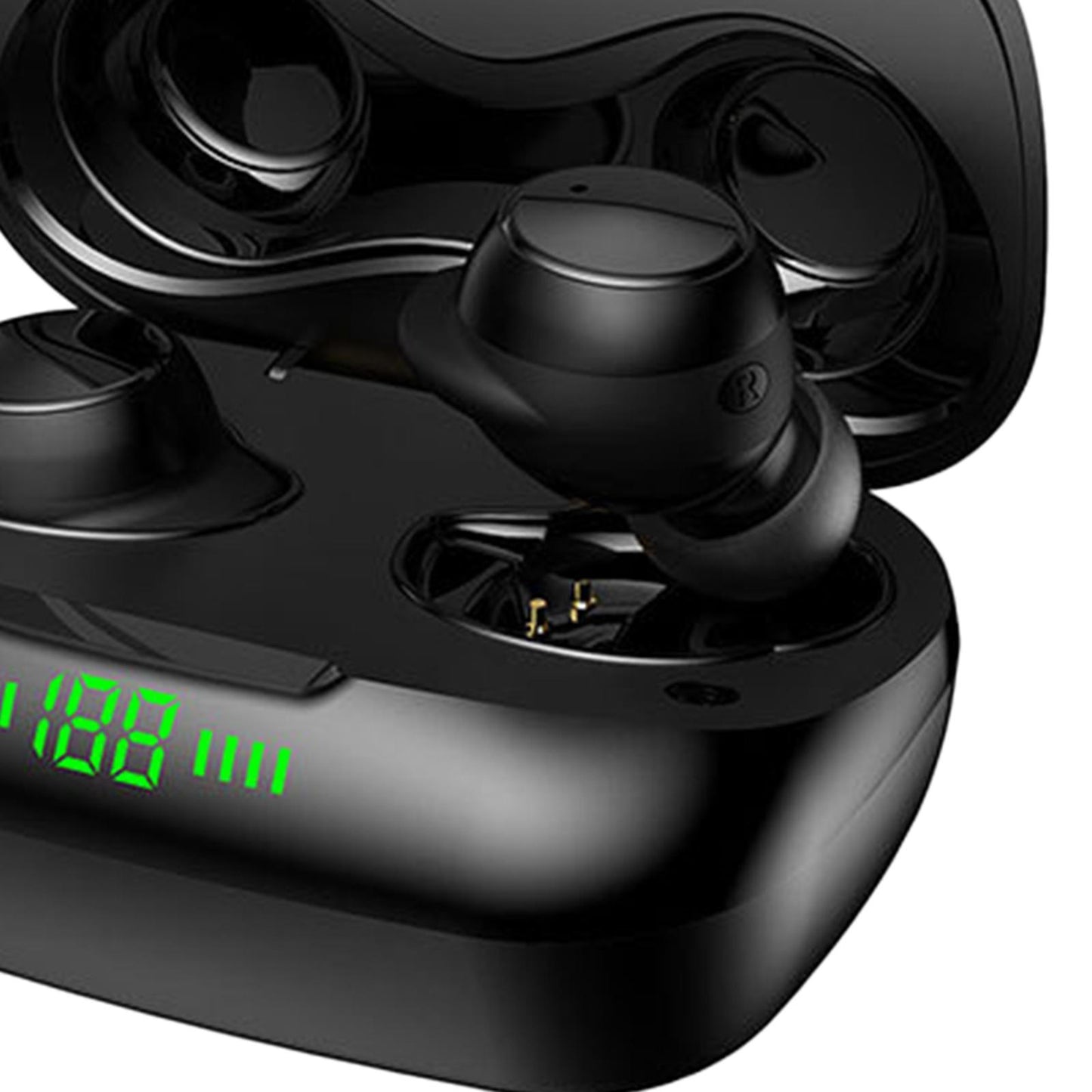 K1 Bluetooth 5.0 True Wireless Earbuds Headset Game Headphones Running black