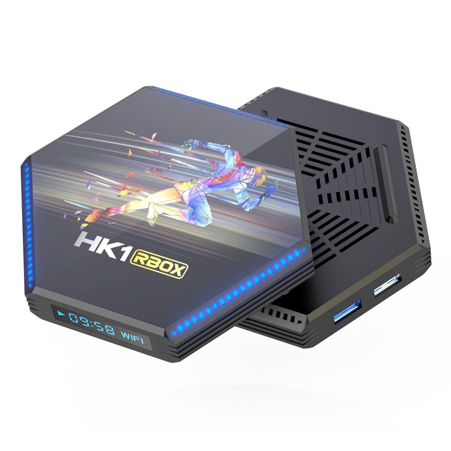 HK1 R2 RK3566 Quad Core 1000M 2.4G 5G Dual Band Media Player 4+32G EU Plug