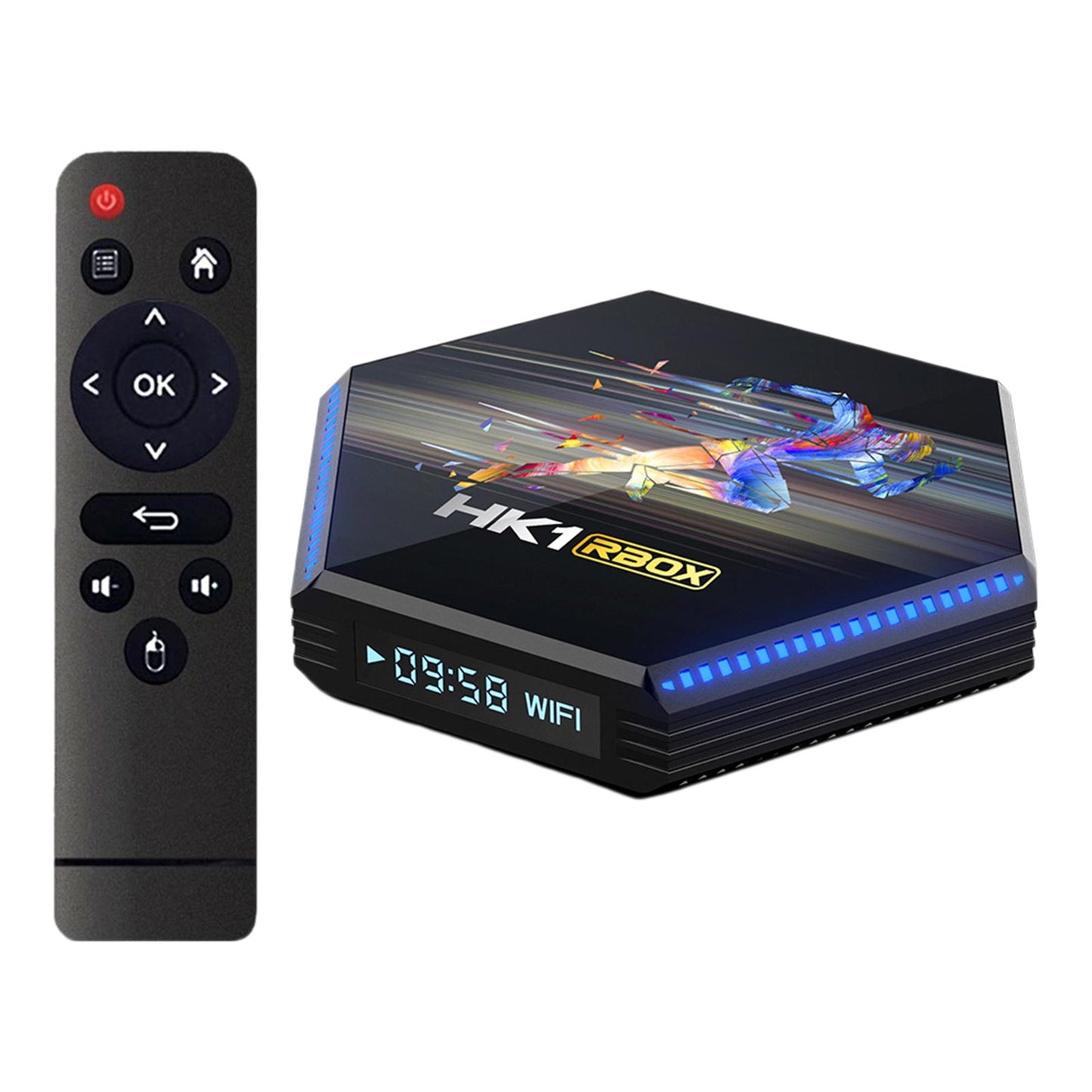 HK1 R2 RK3566 Quad Core 1000M 2.4G 5G Dual Band Media Player 4+32G EU Plug