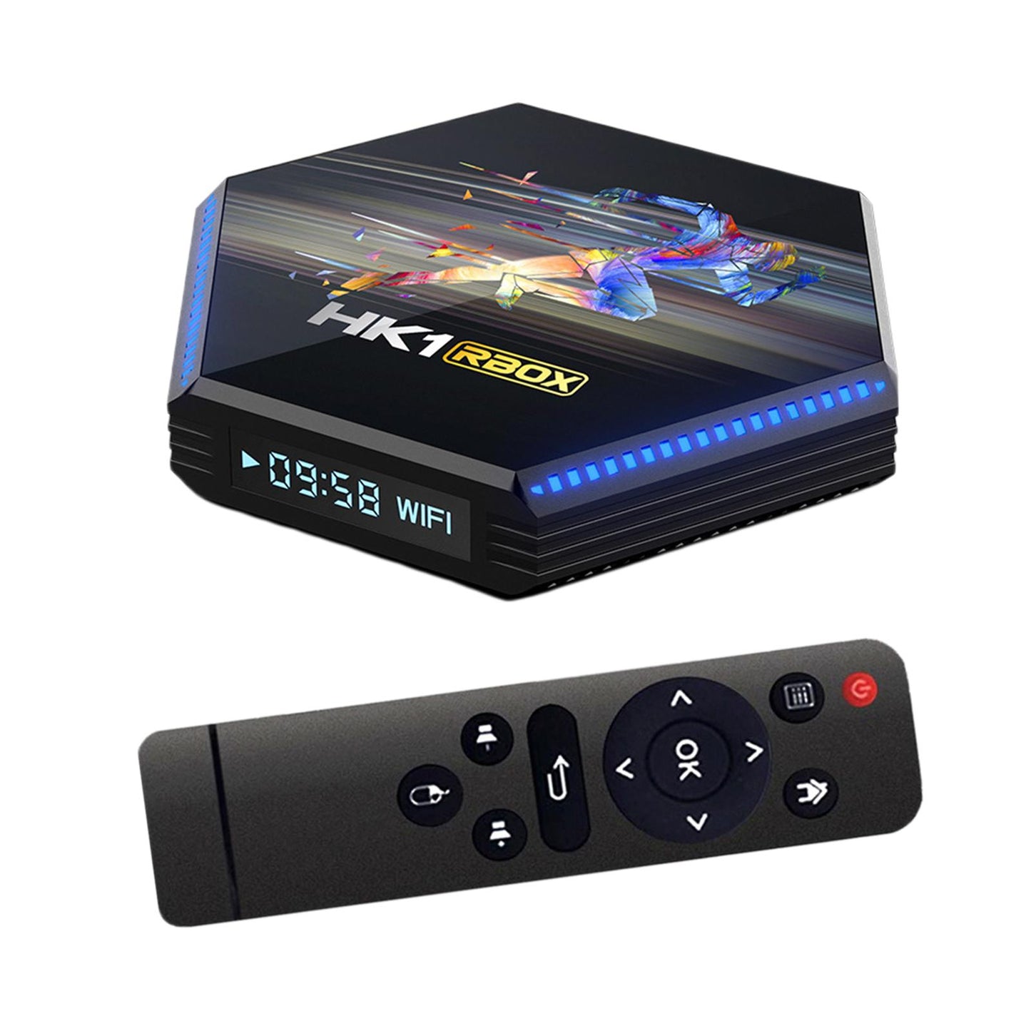 HK1 R2 RK3566 Quad Core 1000M 2.4G 5G Dual Band Media Player 4+32G EU Plug
