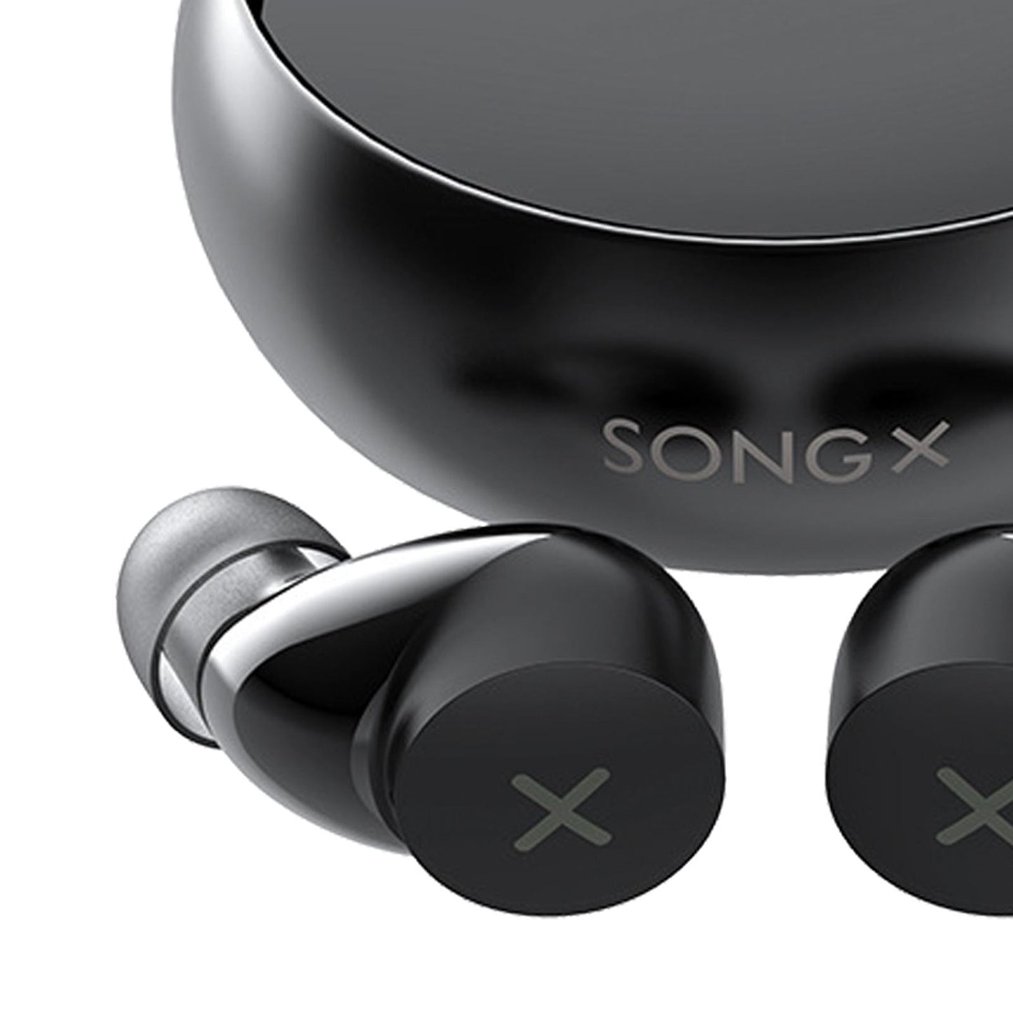 Blueteeth Wireless Earbuds Denoise Waterproof Star Loop Design Black