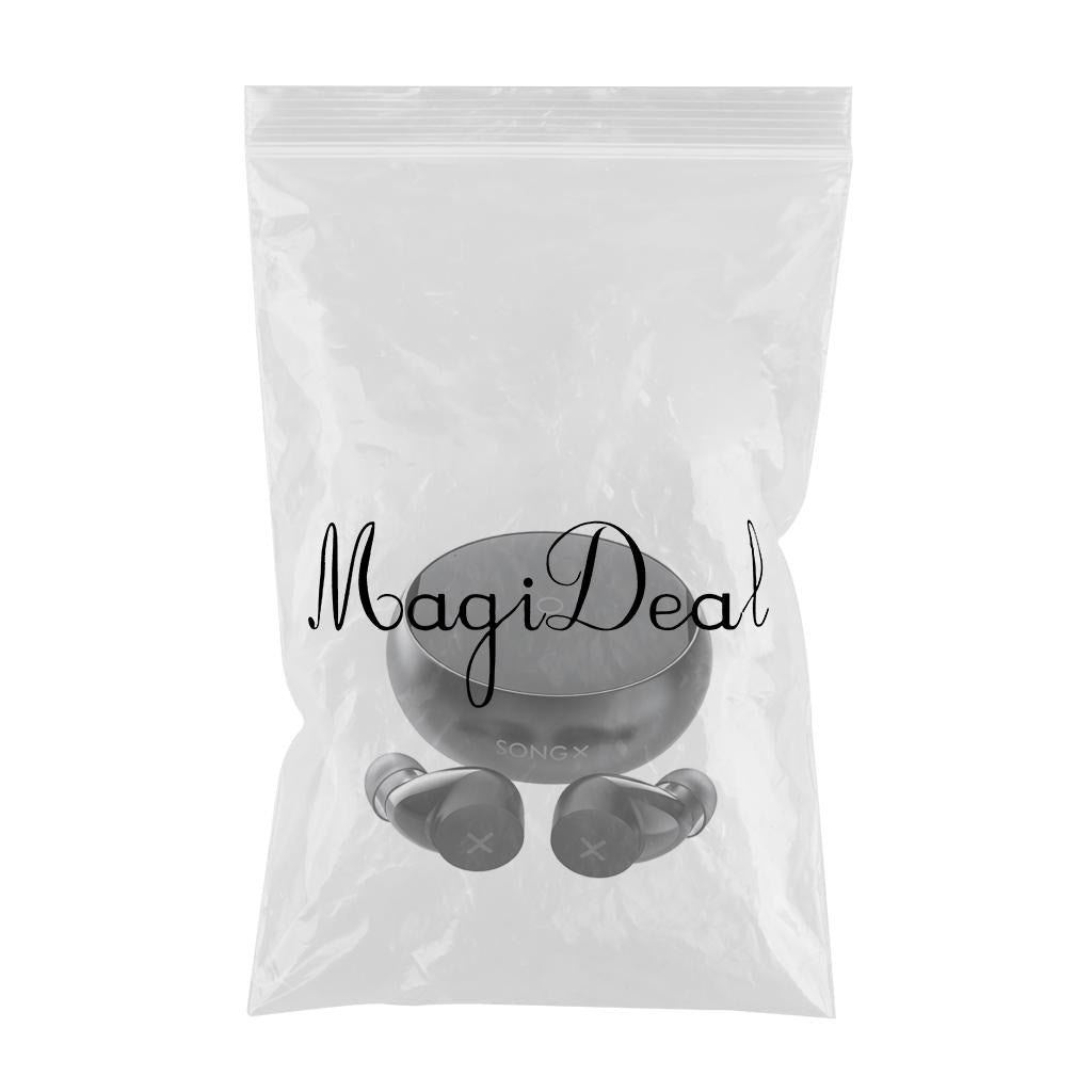 Blueteeth Wireless Earbuds Denoise Waterproof Star Loop Design Black