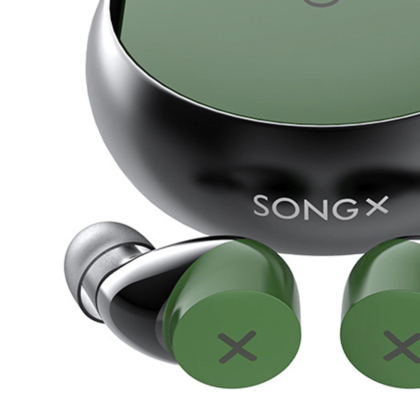 Blueteeth Wireless Earbuds Denoise Waterproof Star Loop Design Green