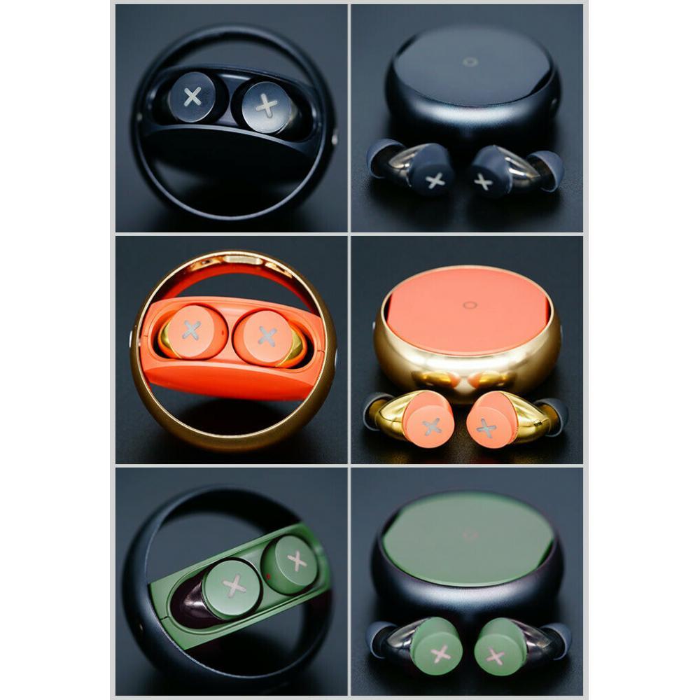 Blueteeth Wireless Earbuds Denoise Waterproof Star Loop Design Green