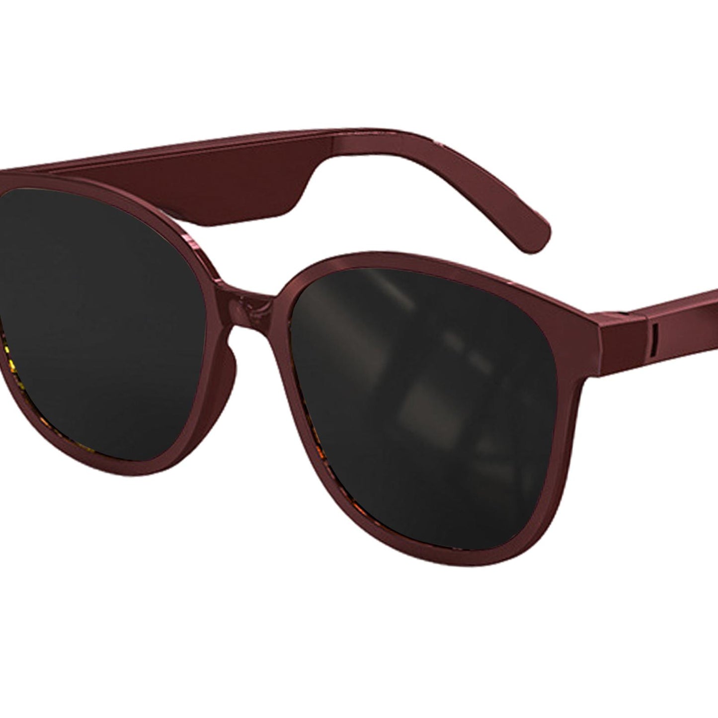 Bluetooth Sunglasses Stereo Headphones Smart Glasses Brown Square