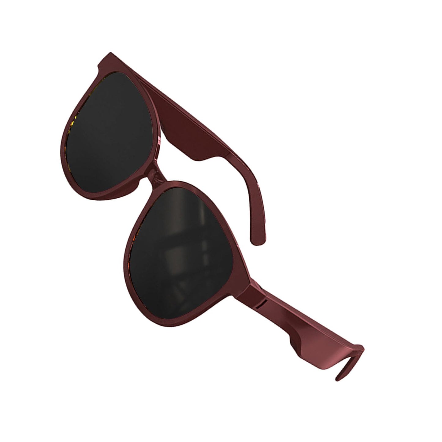 Bluetooth Sunglasses Stereo Headphones Smart Glasses Brown Square