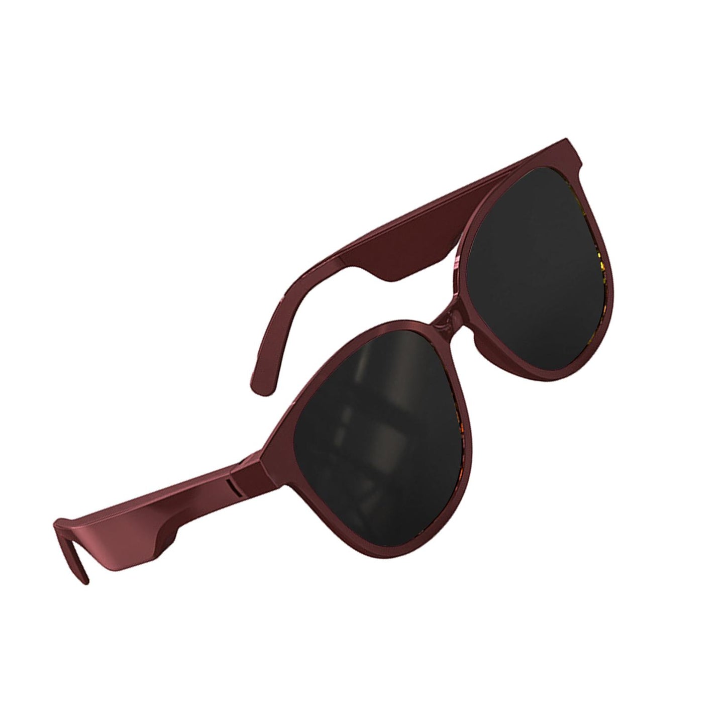 Bluetooth Sunglasses Stereo Headphones Smart Glasses Brown Square