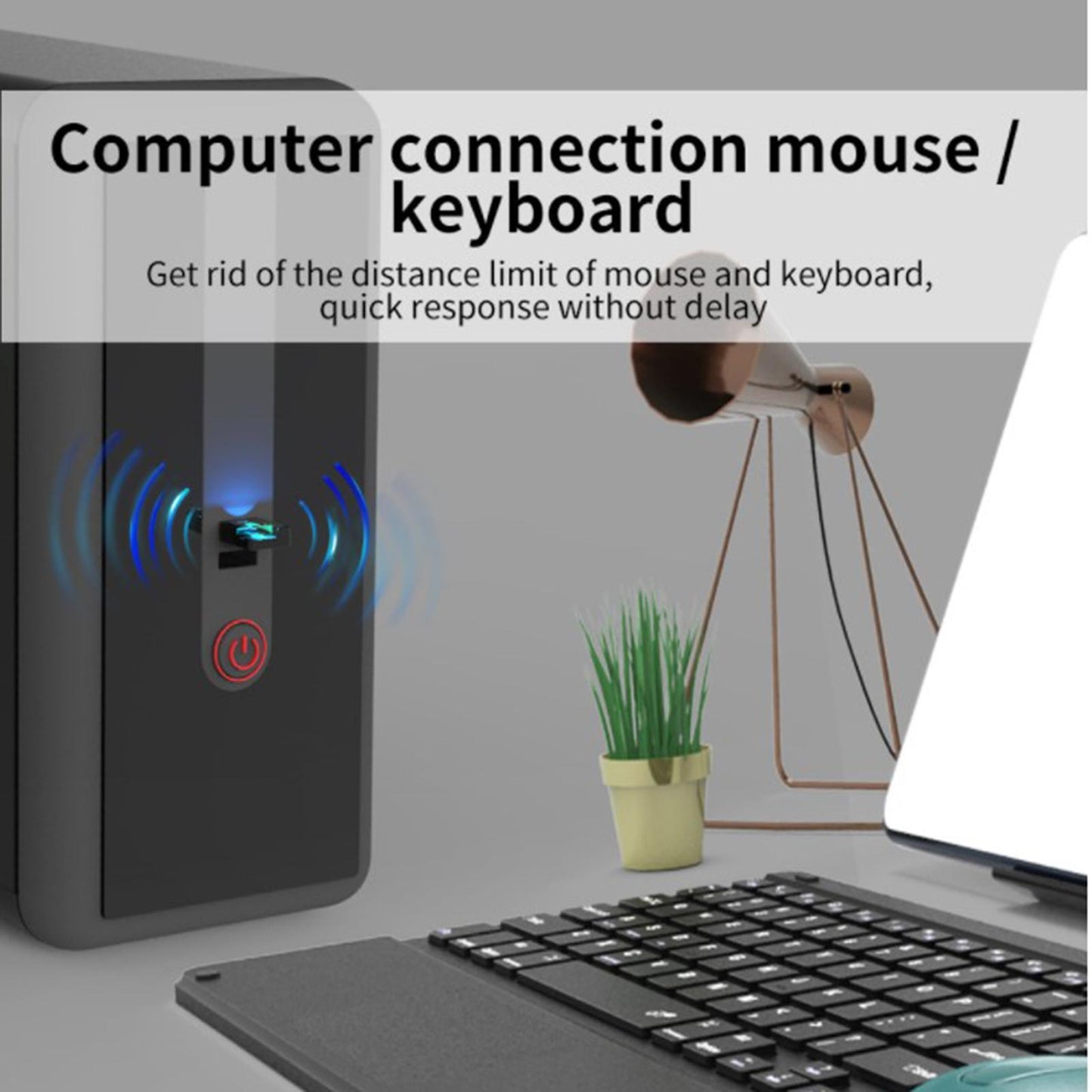 Mini USB Bluetooth 5.0 Adapter Dongle Wireless for Keyboard Mouse Hands Free