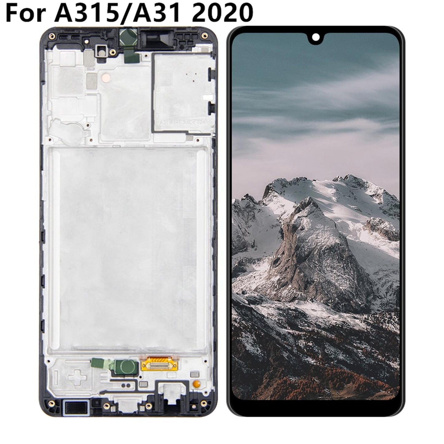 LCD Touch Screen Digitizer with Frame 6.4 inch for Samsung Galaxy A31/A315