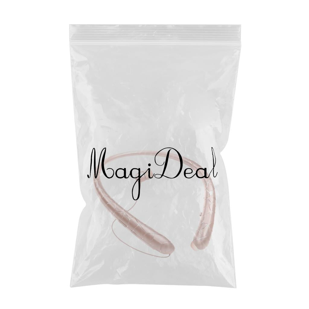 HX831 Bluetooth Wireless Headphones Headsets Neckband Earbud w/Mic Rose Gold