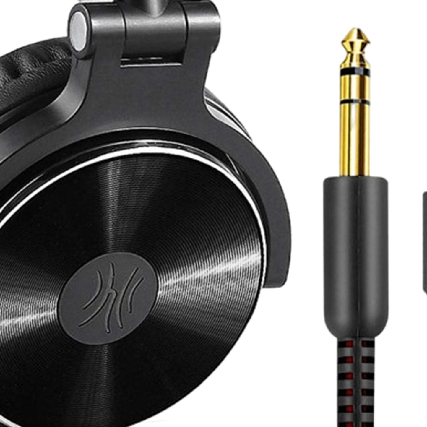 Over Ear DJ Stereo Wired Headphone Headsets for Studio Red