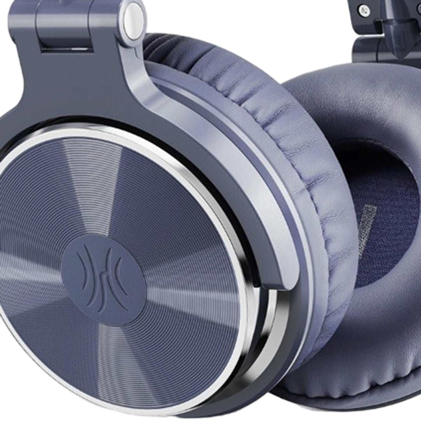 Over Ear DJ Stereo Wired Headphone Headsets for Studio Purple