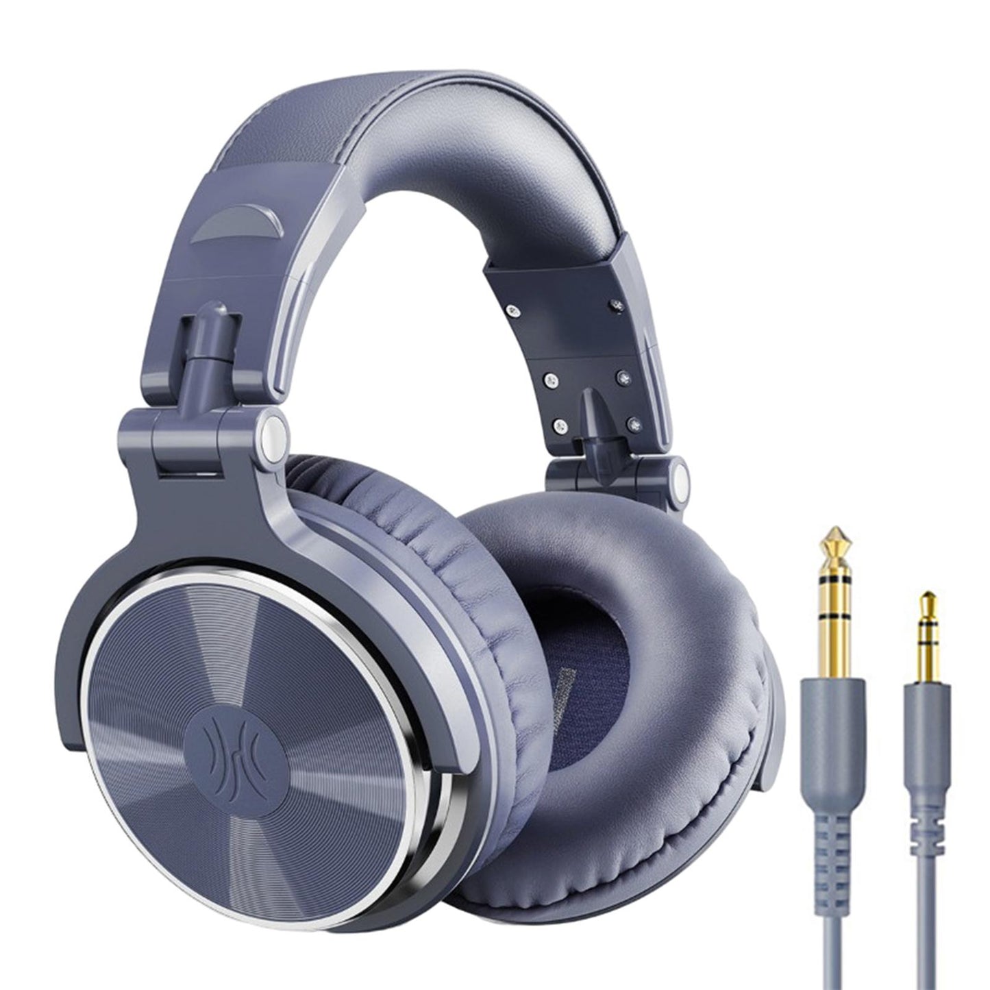 Over Ear DJ Stereo Wired Headphone Headsets for Studio Purple