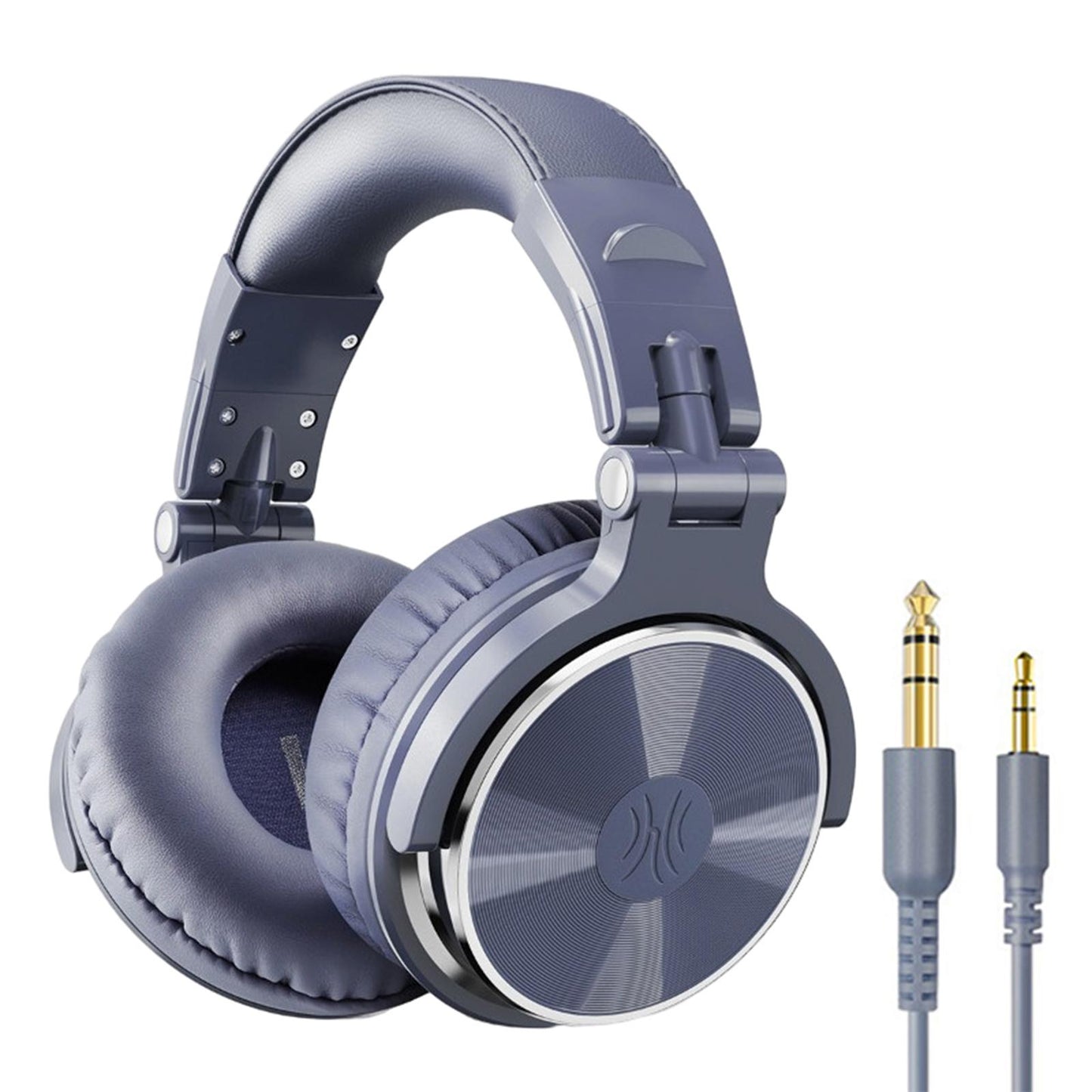 Over Ear DJ Stereo Wired Headphone Headsets for Studio Purple