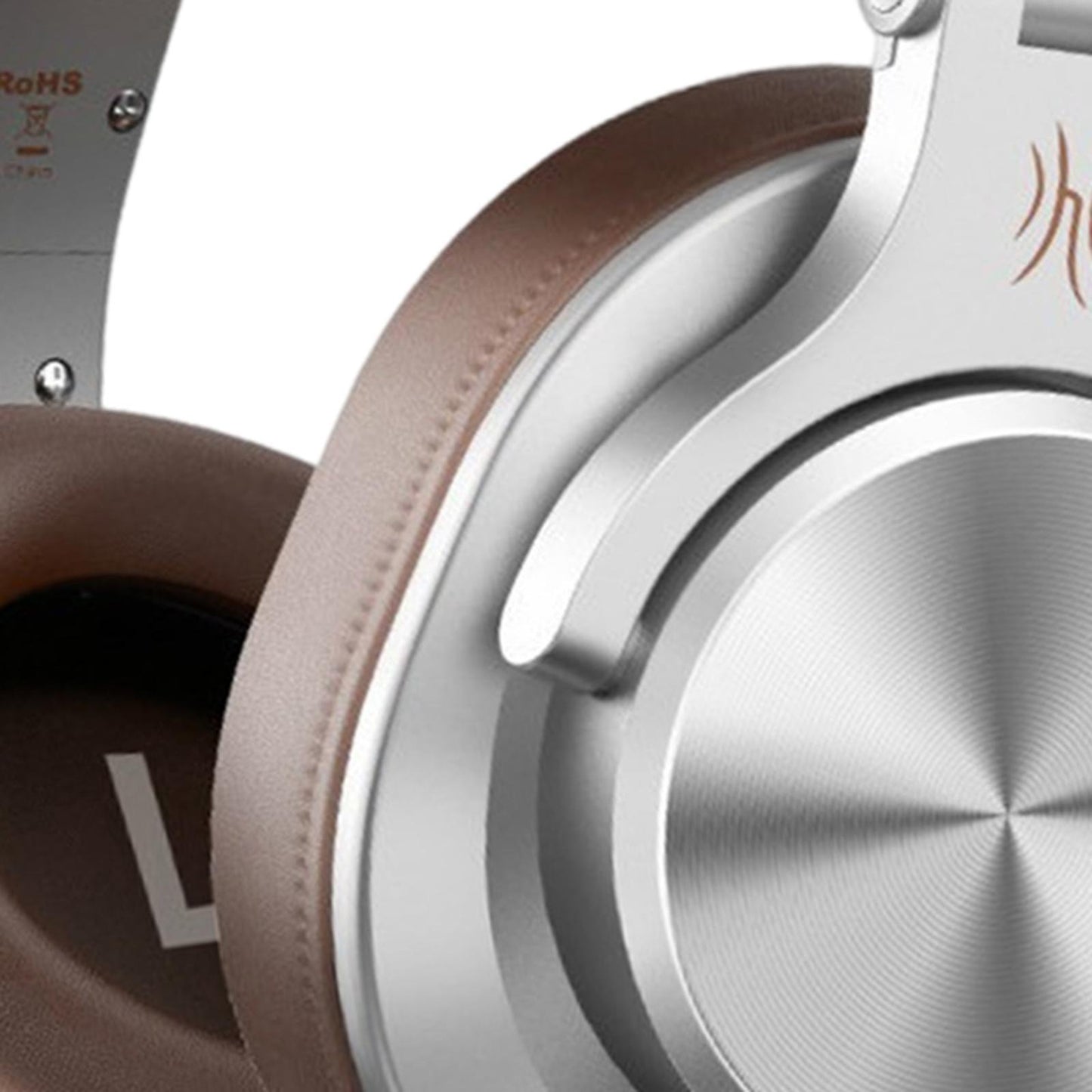 A71 Over-Ear Wired Headphones Studio Monitor Headsets with Mic Silver C