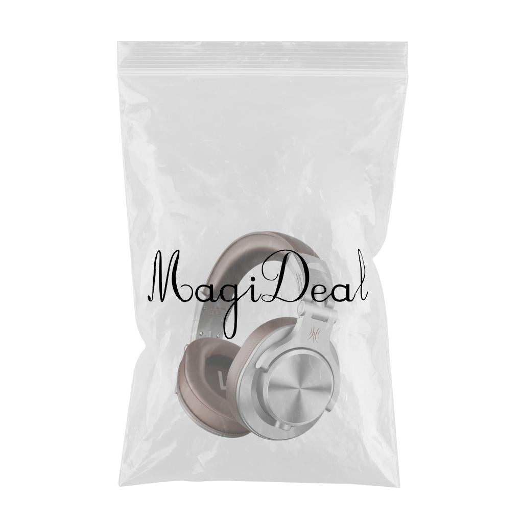 A71 Over-Ear Wired Headphones Studio Monitor Headsets with Mic Silver C