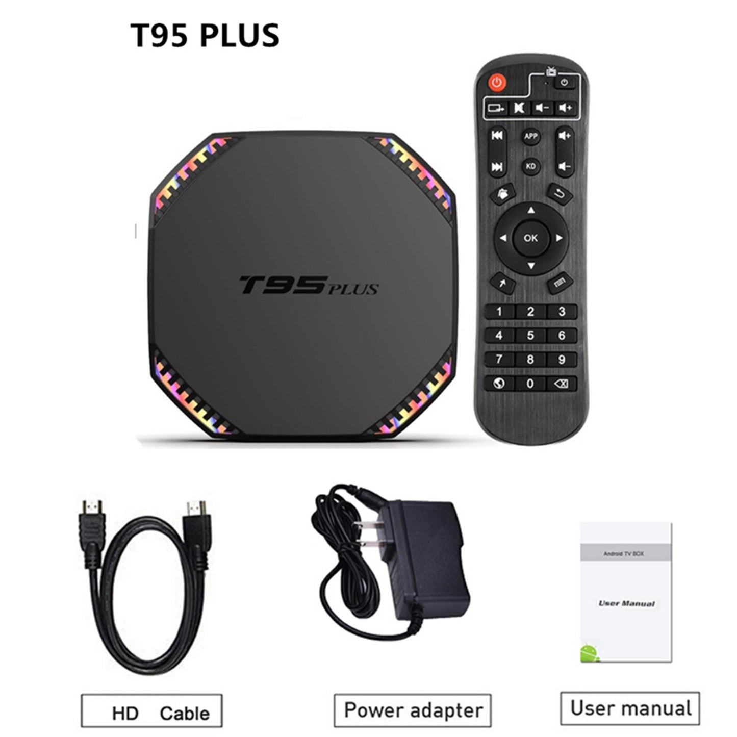 Android 11 TVbox 2021 T95 Plus RockChip RK3566 Media Player 4G 32G UK Plug