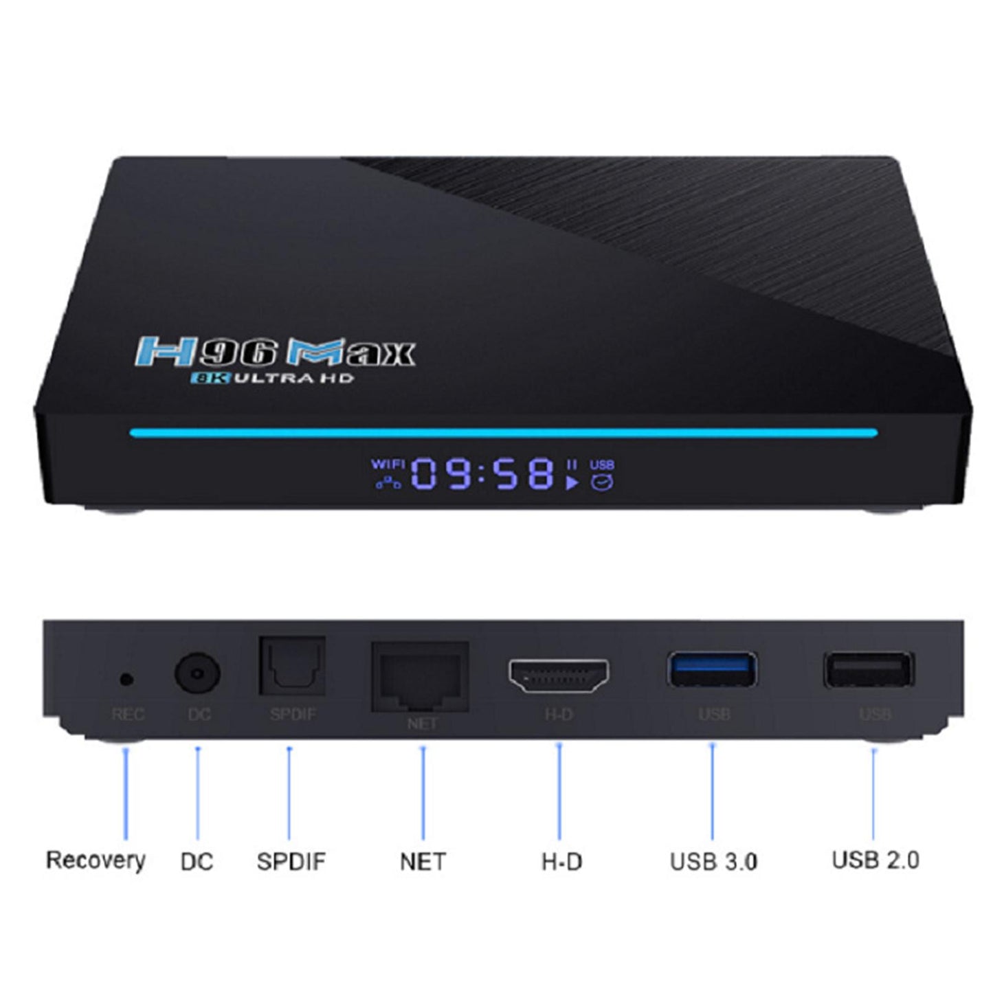 HD Wifi HDMI Quad Core Smart TV Media Player 2.4G 5G Mini PC Top Box 4+32G