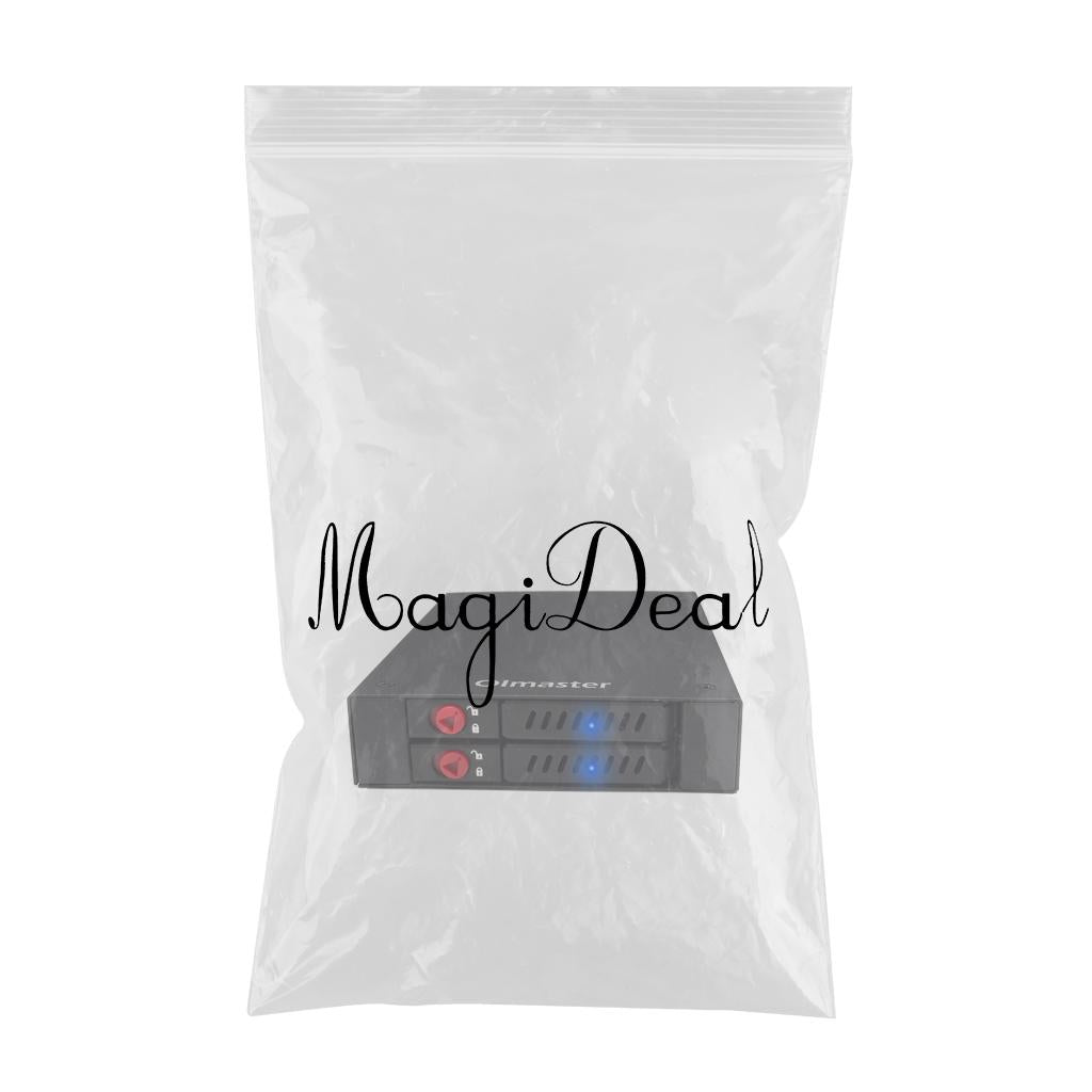 SATA HDD SSD Mobile Rack Internal 2 Bays 2.5" 6Gbps with LED Indicator