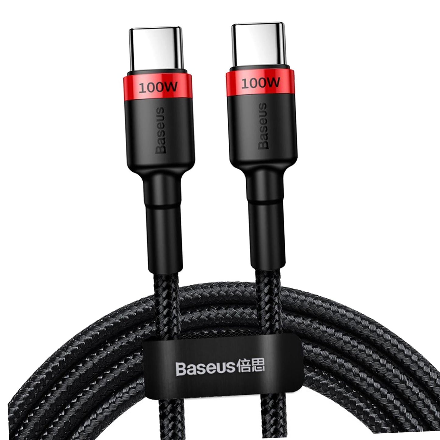 100W QC 3.0 Type-C Cable for HUAWEI Mobile Phones Tablets 480Mbps Red Black