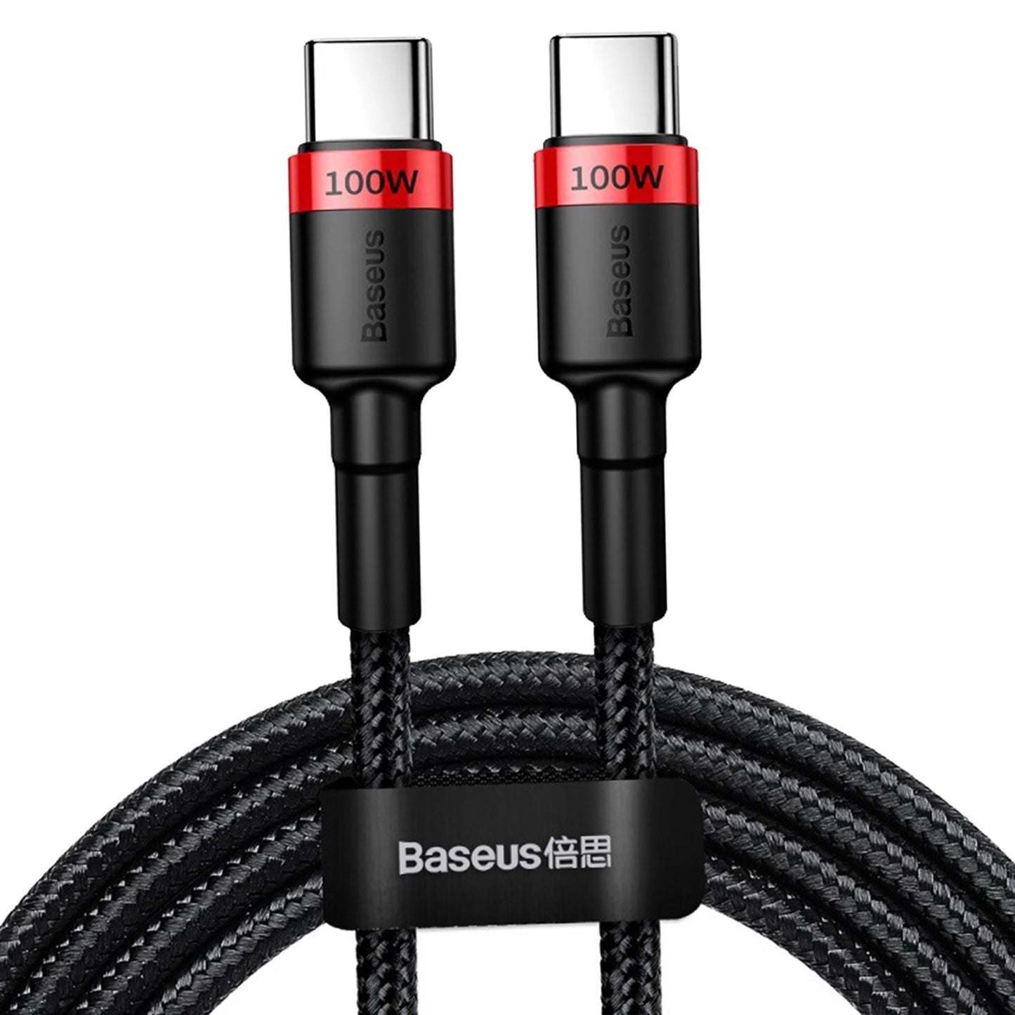 100W QC 3.0 Type-C Cable for HUAWEI Mobile Phones Tablets 480Mbps Red Black