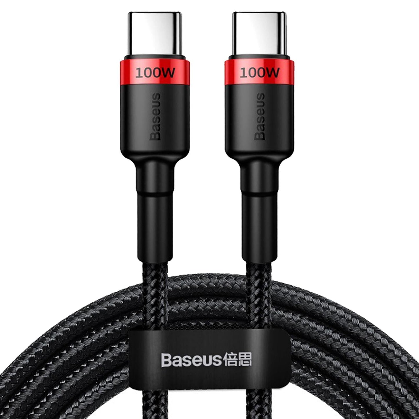 100W QC 3.0 Type-C Cable for HUAWEI Mobile Phones Tablets 480Mbps Red Black