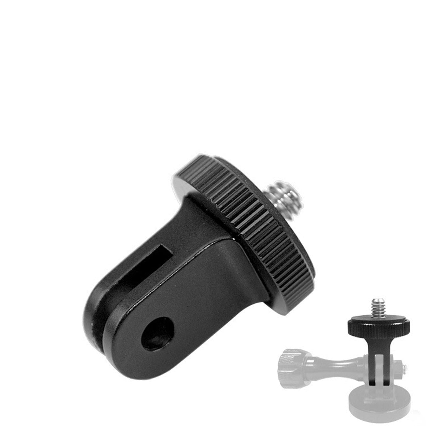 Tripod Mount Adapter with Screw Thread 1/4 Accessory Black"