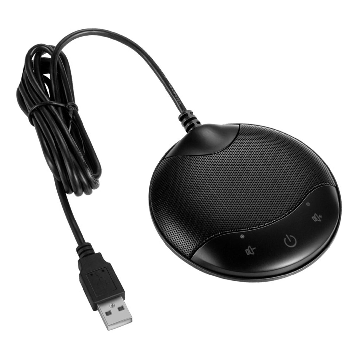 Conference Microphone Pickup PC Mic For Desk Plastic Compact Black