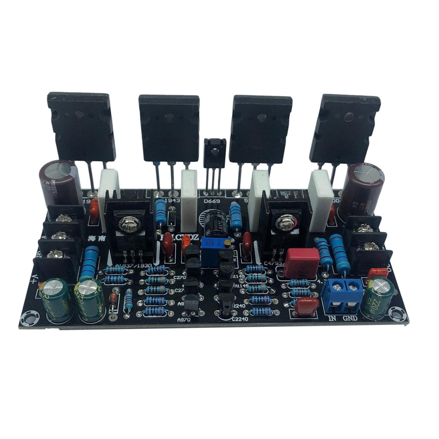 Household 200W Mono Power Amplifier Board 1943+5200 PCB Board After Tube amp