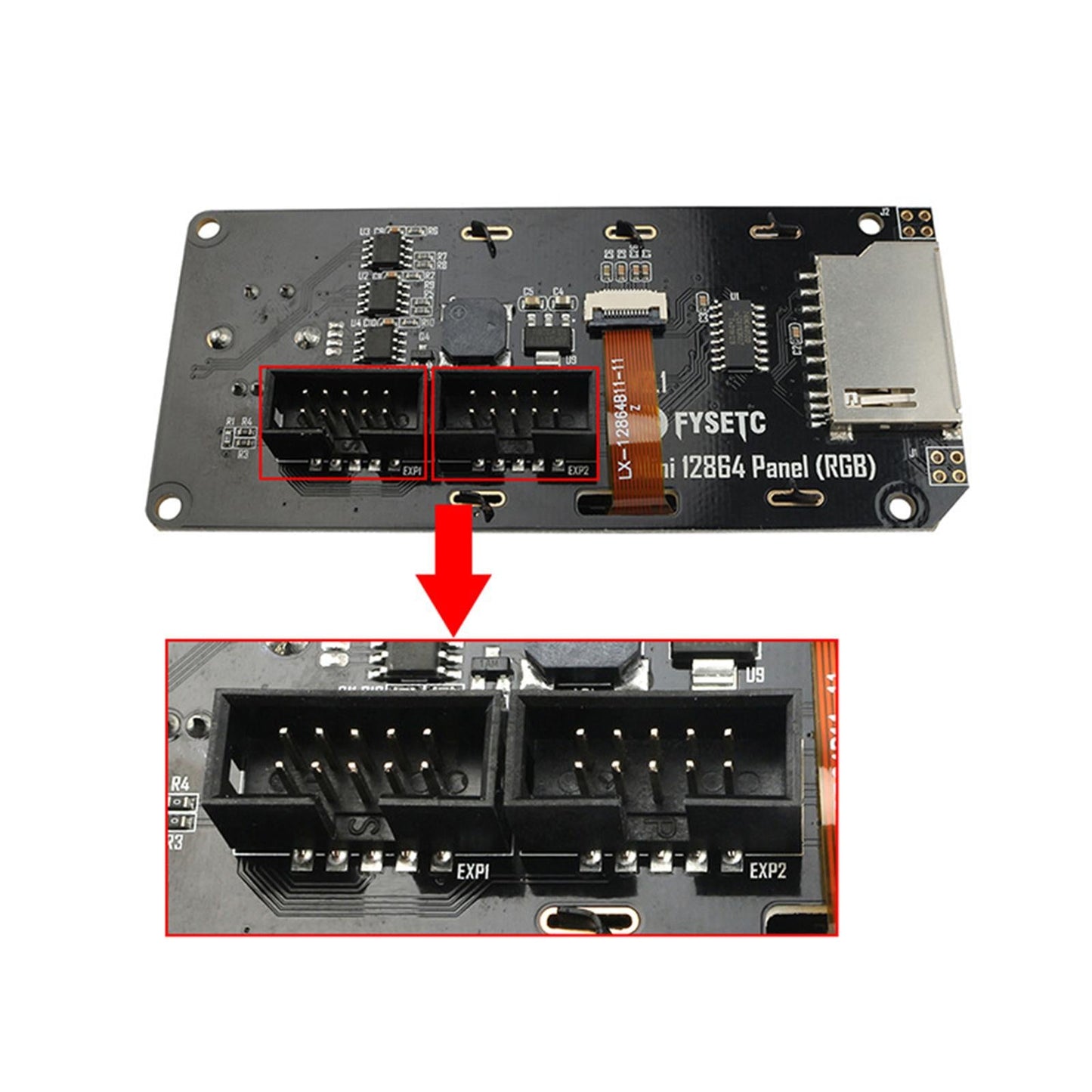 Mini 12864 V1.0 LCD Screen Liquid Crystal Screen Graphic Smart Display