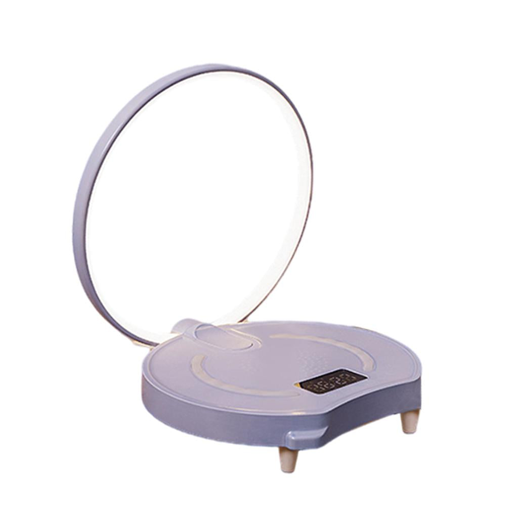 Bedside Lamp Bluetooth Speaker LED Table Lamp Modern Reading Lamp Purple