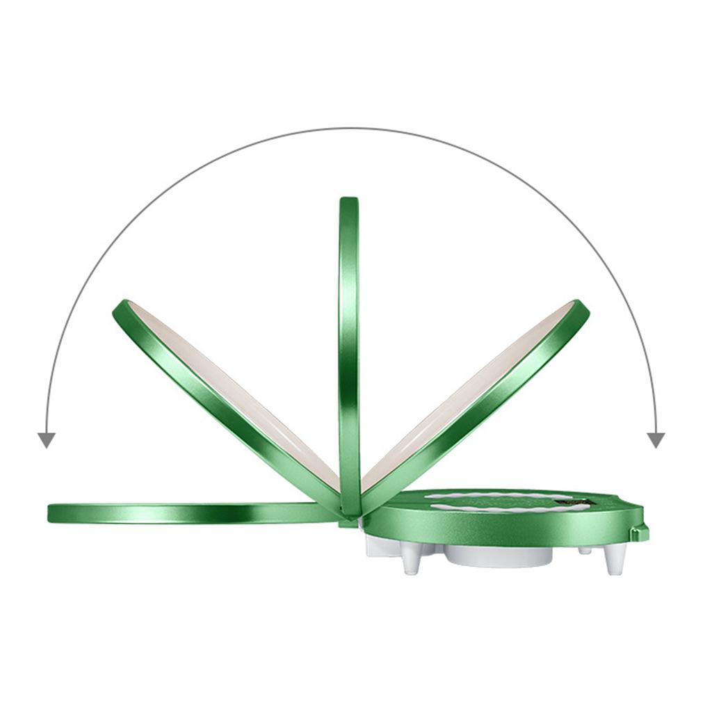 Bedside Lamp Bluetooth Speaker LED Table Lamp Modern Reading Lamp Green