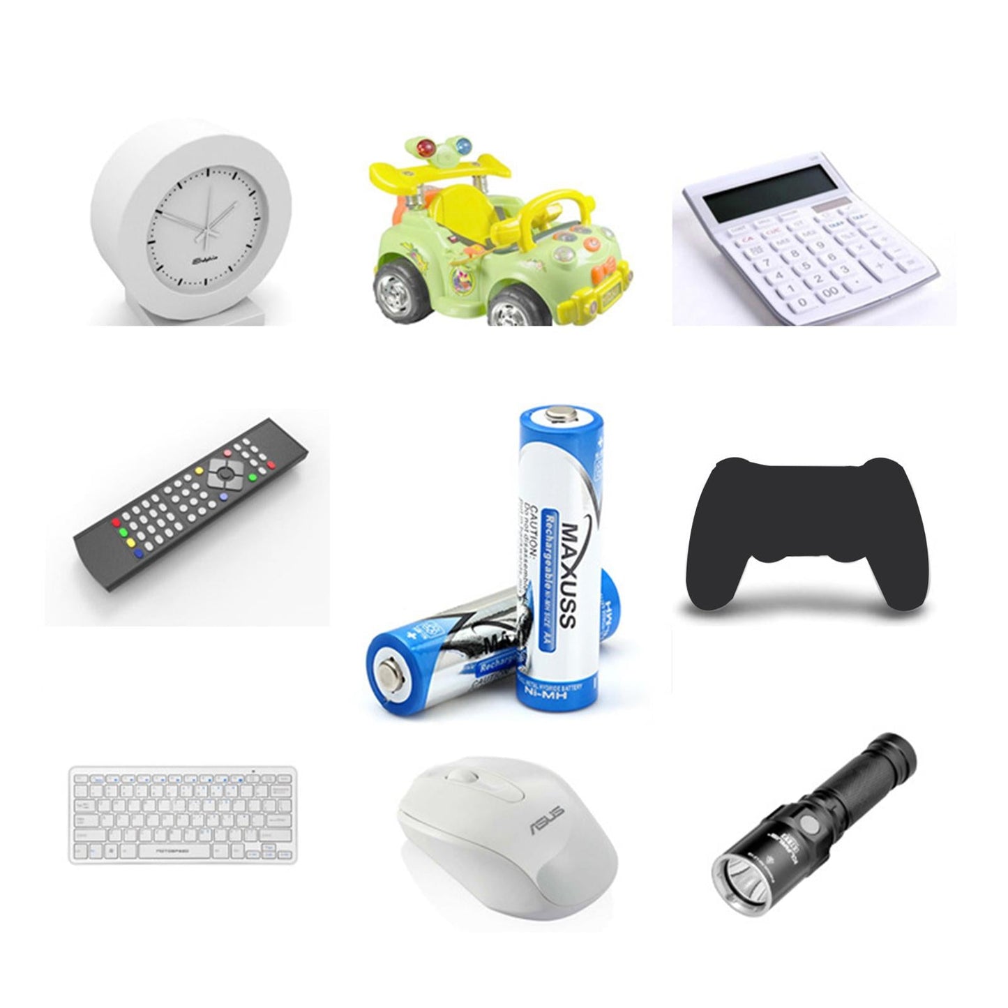 8 Slot Battery Charger For AA AAA Rechargeable Ni-MH Ni-CD Li-Ion Batteries