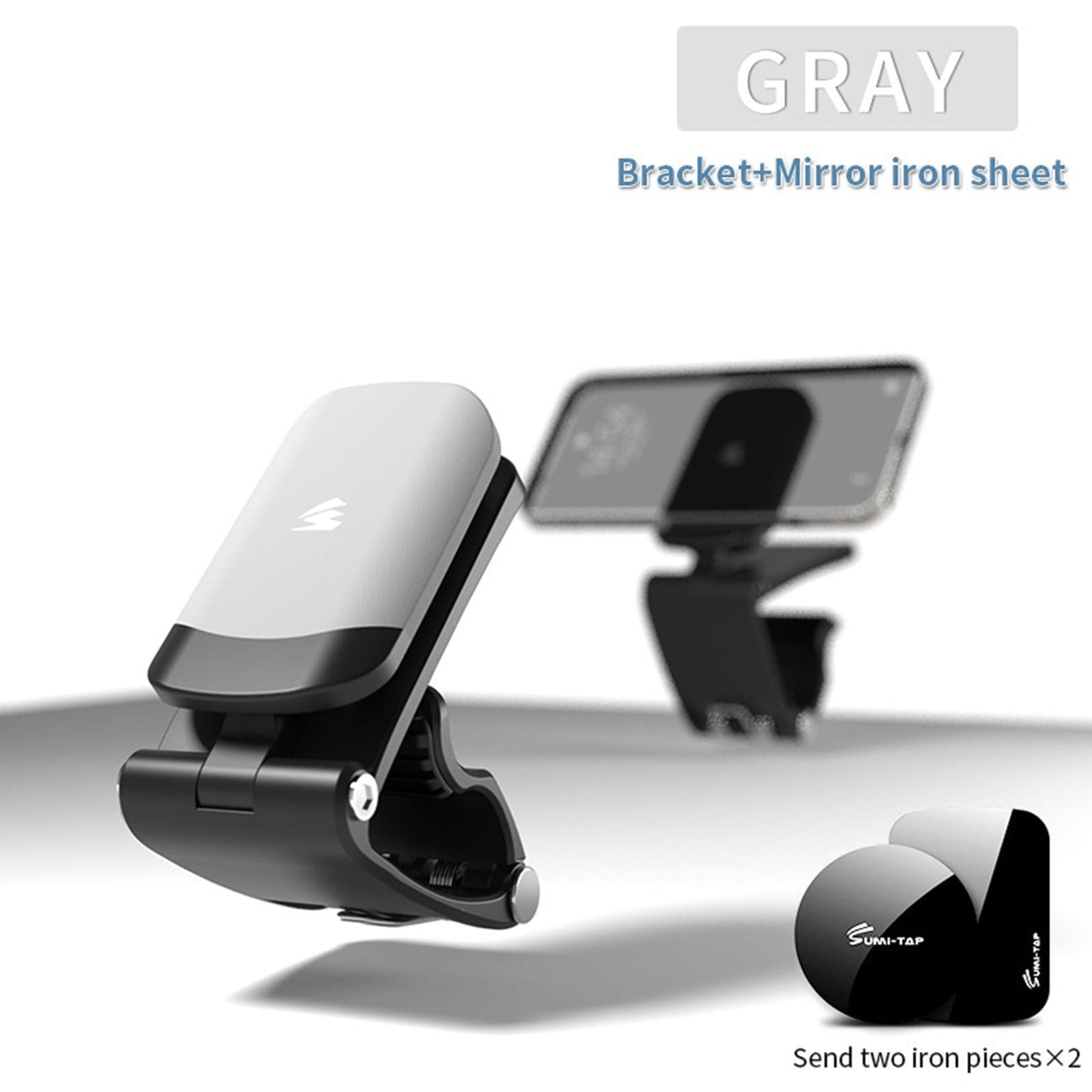 Car Magnetic Dashboard Stand Mount Holder Universal for Mobile Cell Phone White