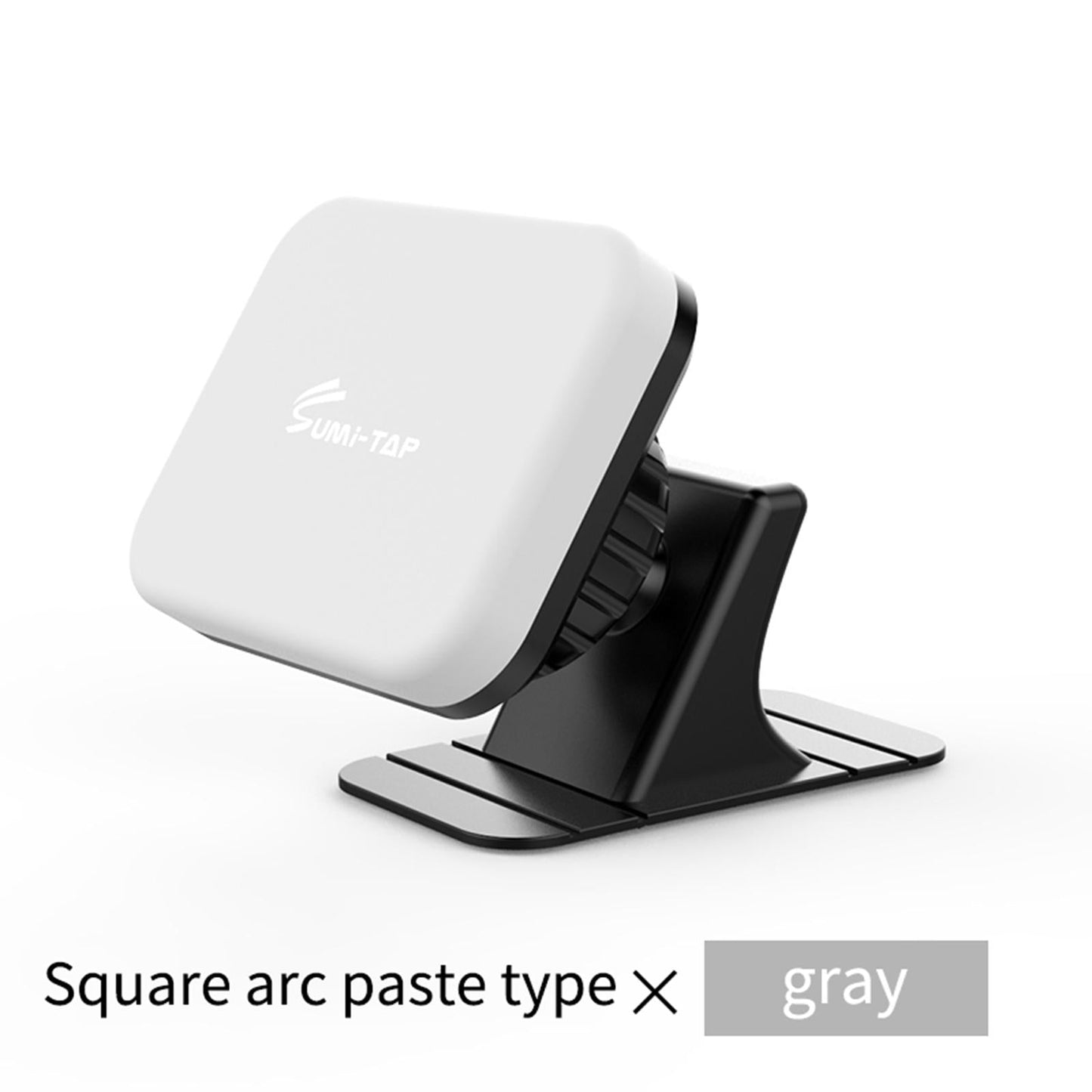 Sturdy Car Magnetic Mobile Phone Holder Dashboard Mount Stick-on Secure Fit Grey