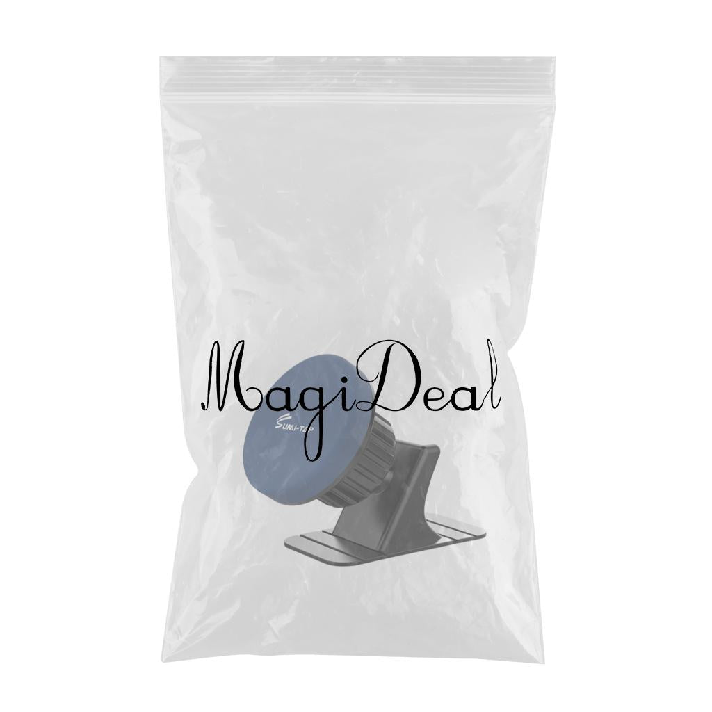 Sturdy Car Magnetic Mobile Phone Holder Dashboard Mount Stick-on Secure Fit Blue Round