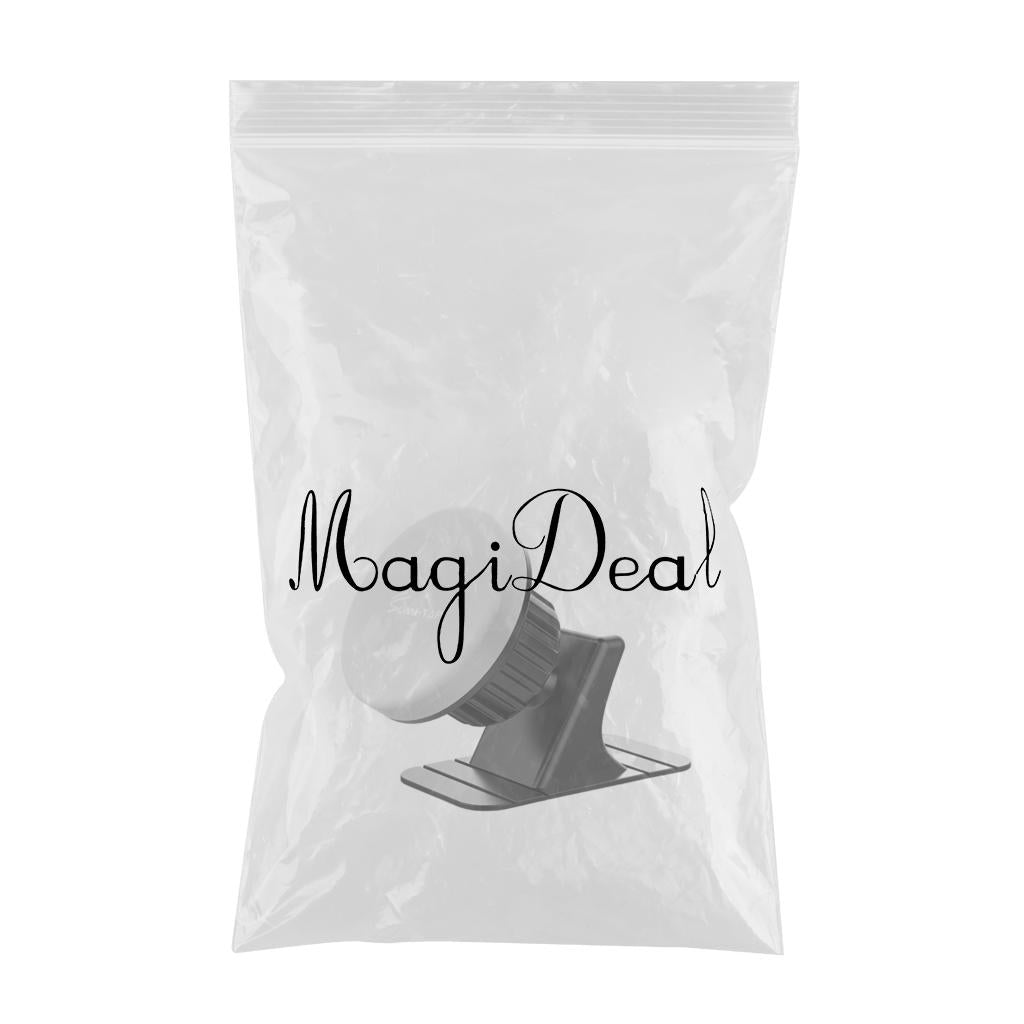 Sturdy Car Magnetic Mobile Phone Holder Dashboard Mount Stick-on Secure Fit Grey Round