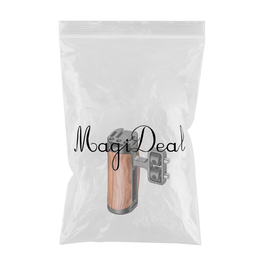 Universal Mini Camera Cage Side Handle Grip for Camera DSLR Built-in Wrench