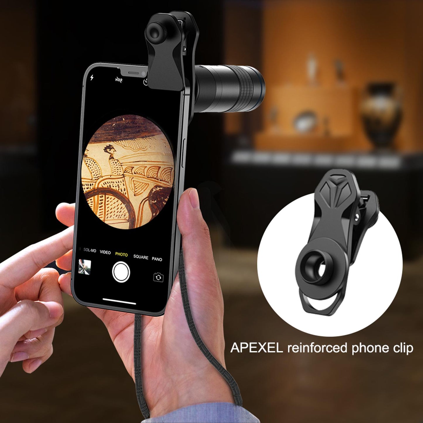 6X Close Focus Monocular Pocket Telescope Optic BAK4 Prism HD Image