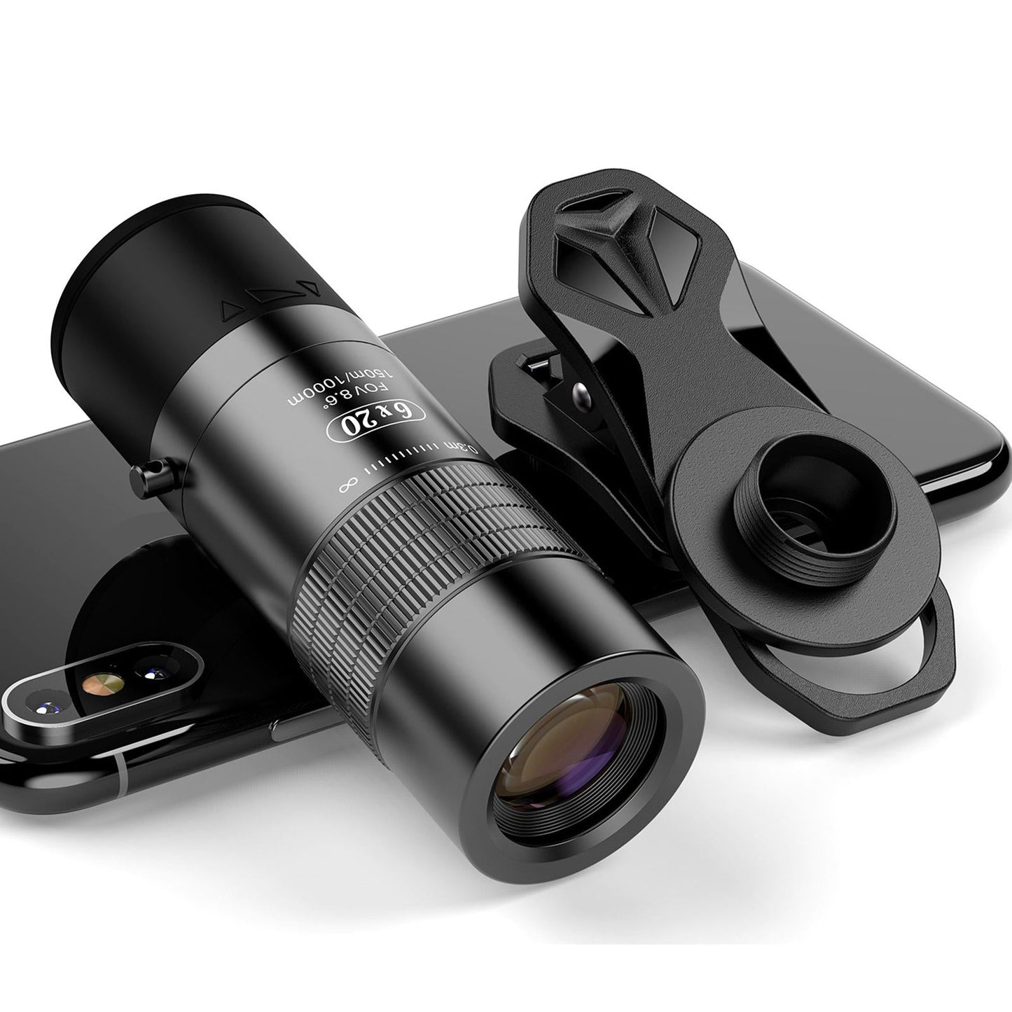 6X Close Focus Monocular Pocket Telescope Optic BAK4 Prism HD Image