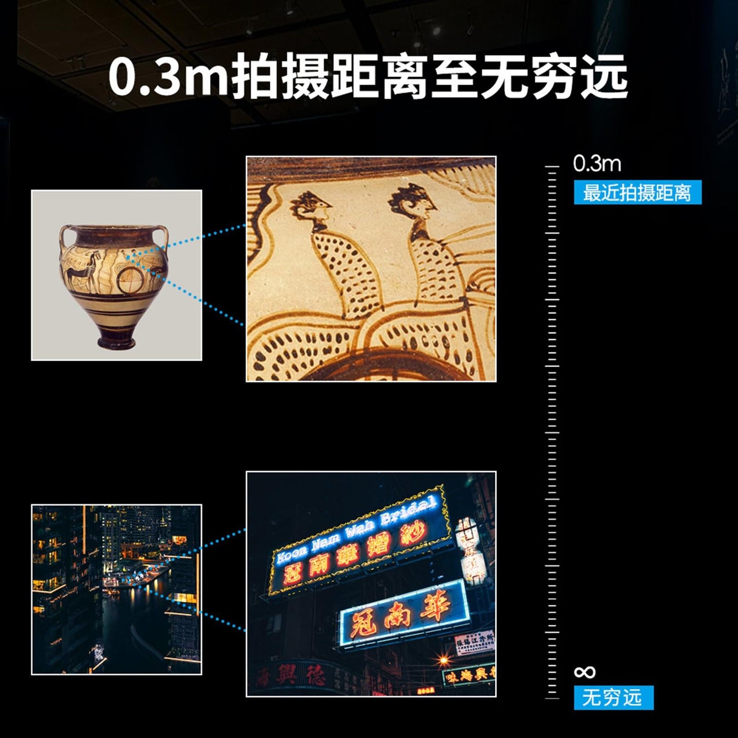 6X Close Focus Monocular Pocket Telescope Optic BAK4 Prism HD Image